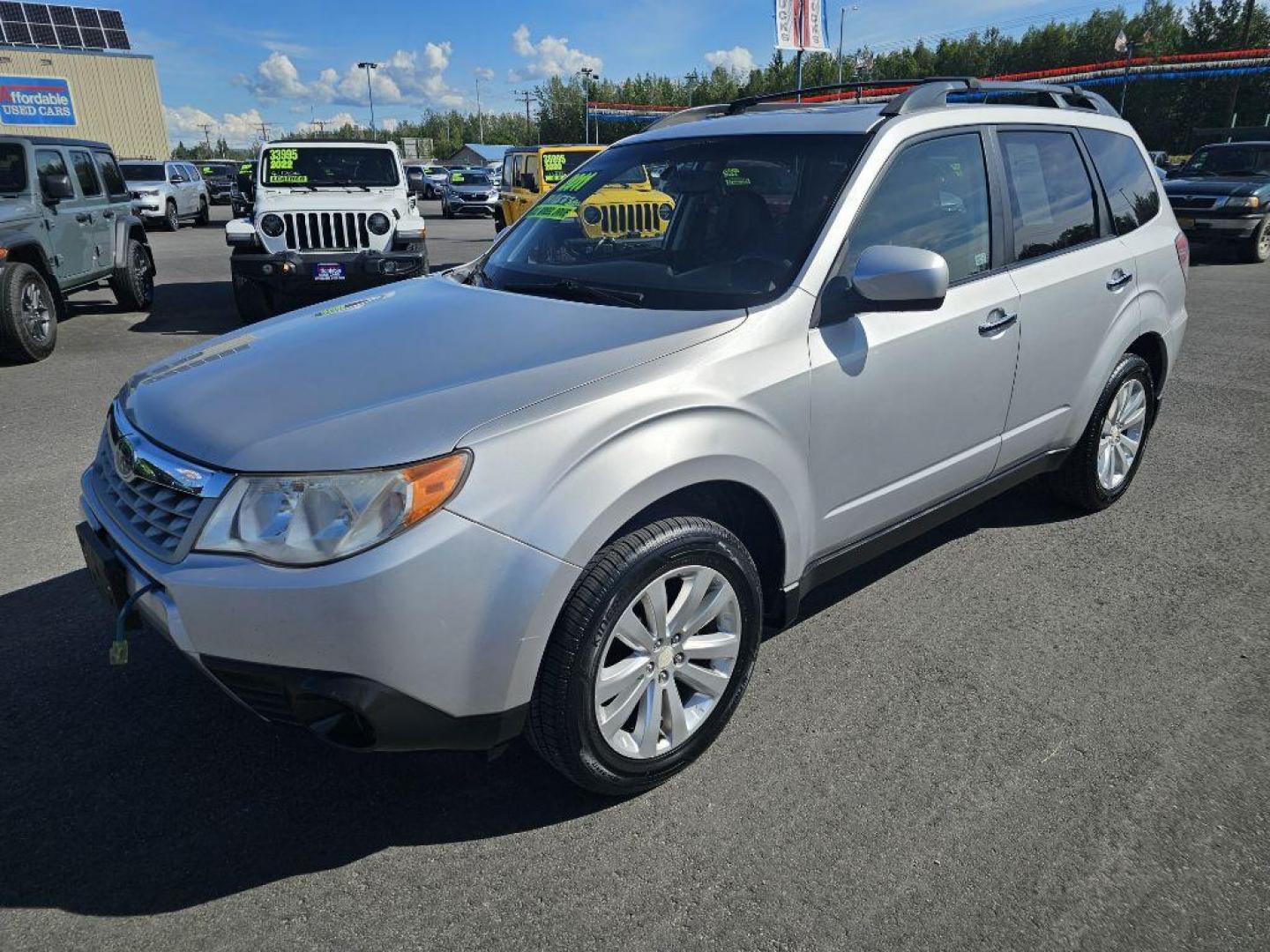 2011 SILVER SUBARU FORESTER 2.5X PREMIUM (JF2SHADC7BH) with an 2.5L engine, Automatic transmission, located at 2525 S. Cushman, Fairbanks, AK, 99701, (907) 452-5707, 64.824036, -147.712311- Photo#1