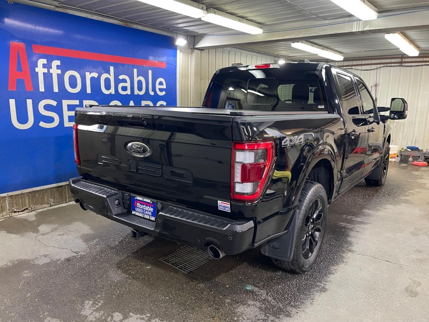 2023 BLACK FORD F150 LARIAT SUPERCREW (1FTFW1ED0PF) with an 3.5L engine, Automatic transmission, located at 2525 S. Cushman, Fairbanks, AK, 99701, (907) 452-5707, 64.824036, -147.712311- Photo#2