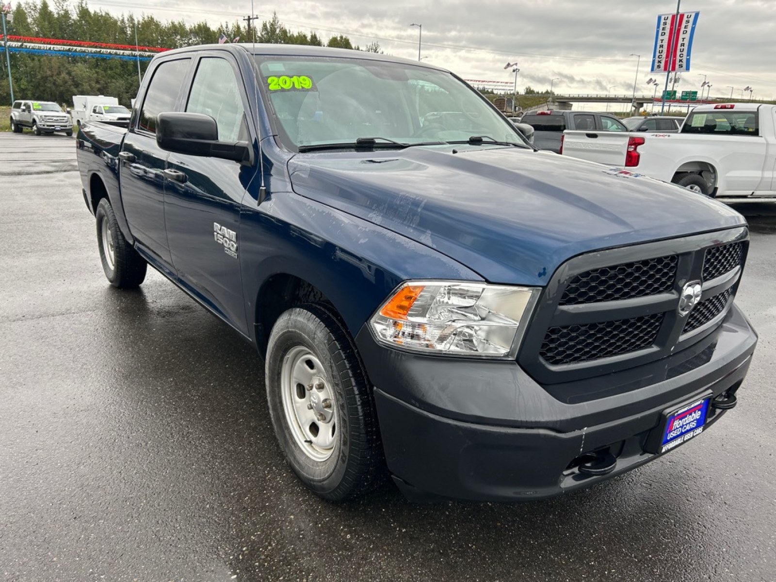 2019 BLUE RAM 1500 CLASSIC TRADESMAN (1C6RR7KGXKS) with an 3.6L engine, Automatic transmission, located at 2525 S. Cushman, Fairbanks, AK, 99701, (907) 452-5707, 64.824036, -147.712311 - Photo#1