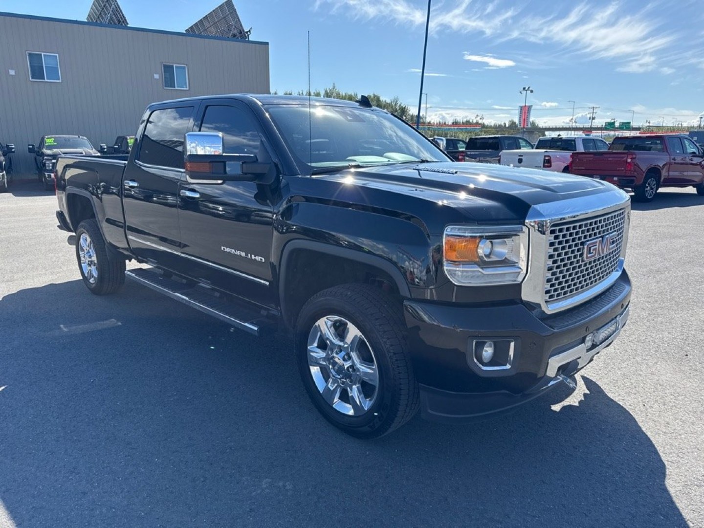 2015 BLACK GMC SIERRA DENALI 2500 DENALI (1GT120E89FF) with an 6.6L engine, Automatic transmission, located at 2525 S. Cushman, Fairbanks, AK, 99701, (907) 452-5707, 64.824036, -147.712311- Photo#2