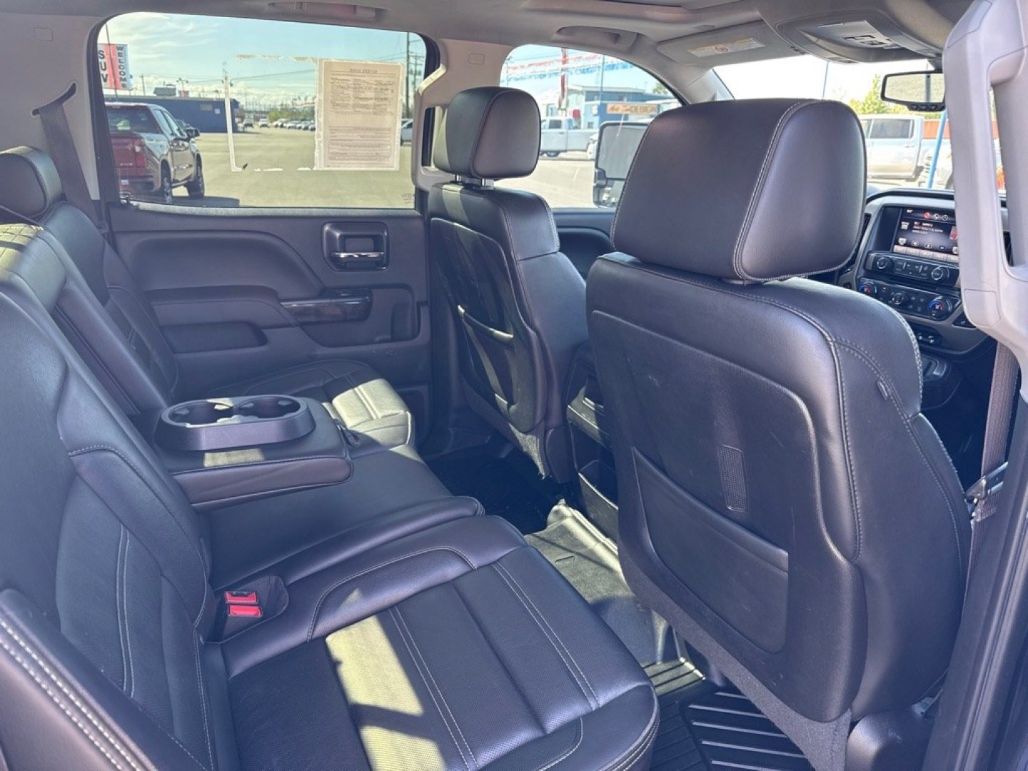 2015 BLACK GMC SIERRA DENALI 2500 DENALI (1GT120E89FF) with an 6.6L engine, Automatic transmission, located at 2525 S. Cushman, Fairbanks, AK, 99701, (907) 452-5707, 64.824036, -147.712311- Photo#4