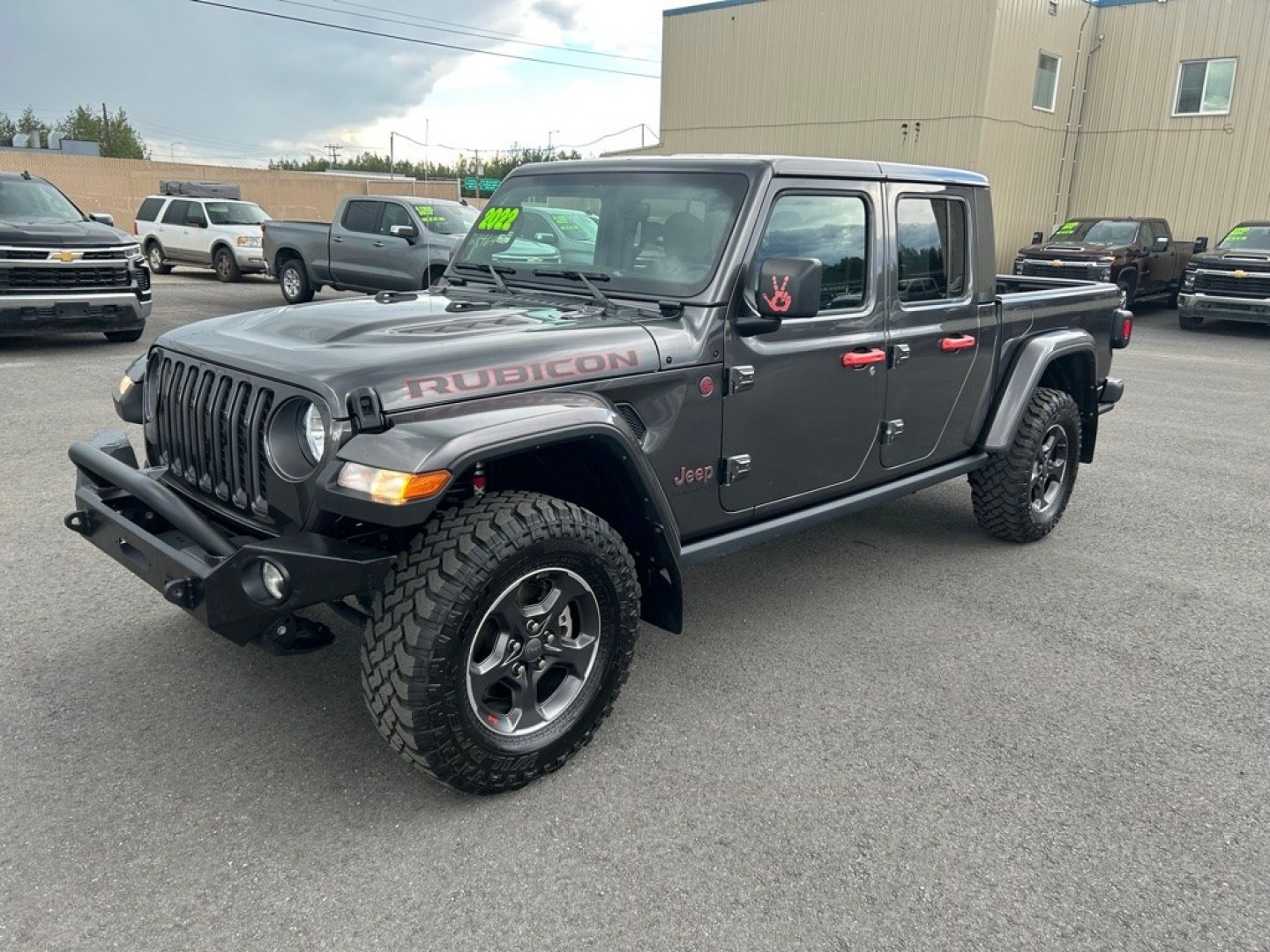 2022 GRAY JEEP GLADIATOR RUBICON (1C6JJTBG5NL) with an 3.6L engine, Automatic transmission, located at 2525 S. Cushman, Fairbanks, AK, 99701, (907) 452-5707, 64.824036, -147.712311- Photo#0