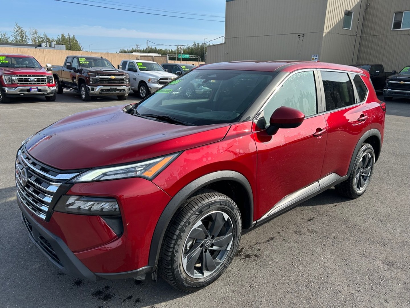 2024 RED NISSAN ROGUE SV (5N1BT3BBXRC) with an 1.5L engine, Automatic transmission, located at 2525 S. Cushman, Fairbanks, AK, 99701, (907) 452-5707, 64.824036, -147.712311- Photo#0