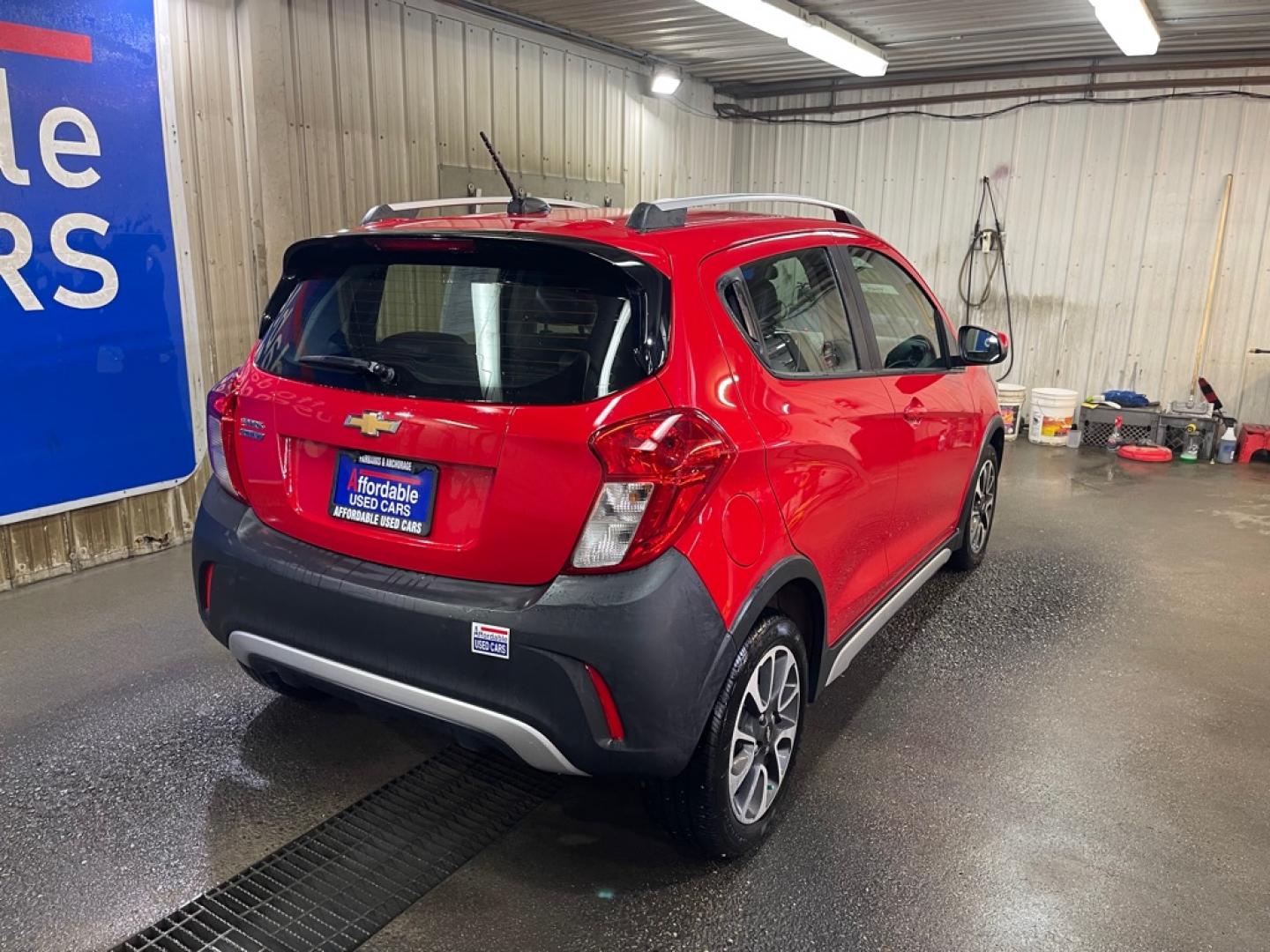 2021 RED CHEVROLET SPARK ACTIV (KL8CH6SA6MC) with an 1.4L engine, Continuously Variable transmission, located at 2525 S. Cushman, Fairbanks, AK, 99701, (907) 452-5707, 64.824036, -147.712311- Photo#2
