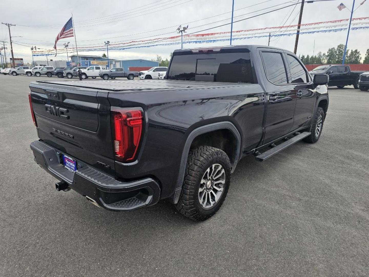 2022 BLUE GMC SIERRA AT4 1500 AT4 (1GTPUEEL5NZ) with an 6.2L engine, Automatic transmission, located at 2525 S. Cushman, Fairbanks, AK, 99701, (907) 452-5707, 64.824036, -147.712311- Photo#0