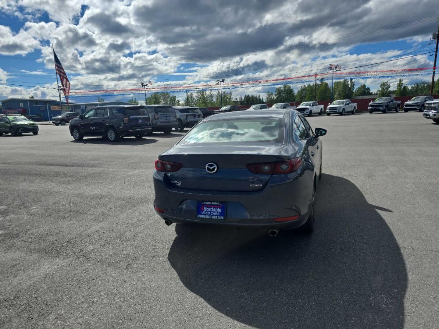 2024 BLUE MAZDA 3 PREFERRED (3MZBPBCM8RM) with an 2.5L engine, Automatic transmission, located at 2525 S. Cushman, Fairbanks, AK, 99701, (907) 452-5707, 64.824036, -147.712311- Photo#2