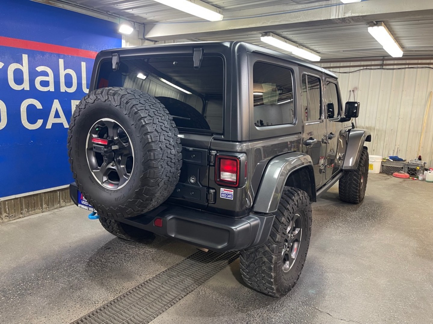2024 GREY JEEP WRANGLER 4XE (1C4RJXN65RW) with an 2.0L engine, Automatic transmission, located at 2525 S. Cushman, Fairbanks, AK, 99701, (907) 452-5707, 64.824036, -147.712311- Photo#2
