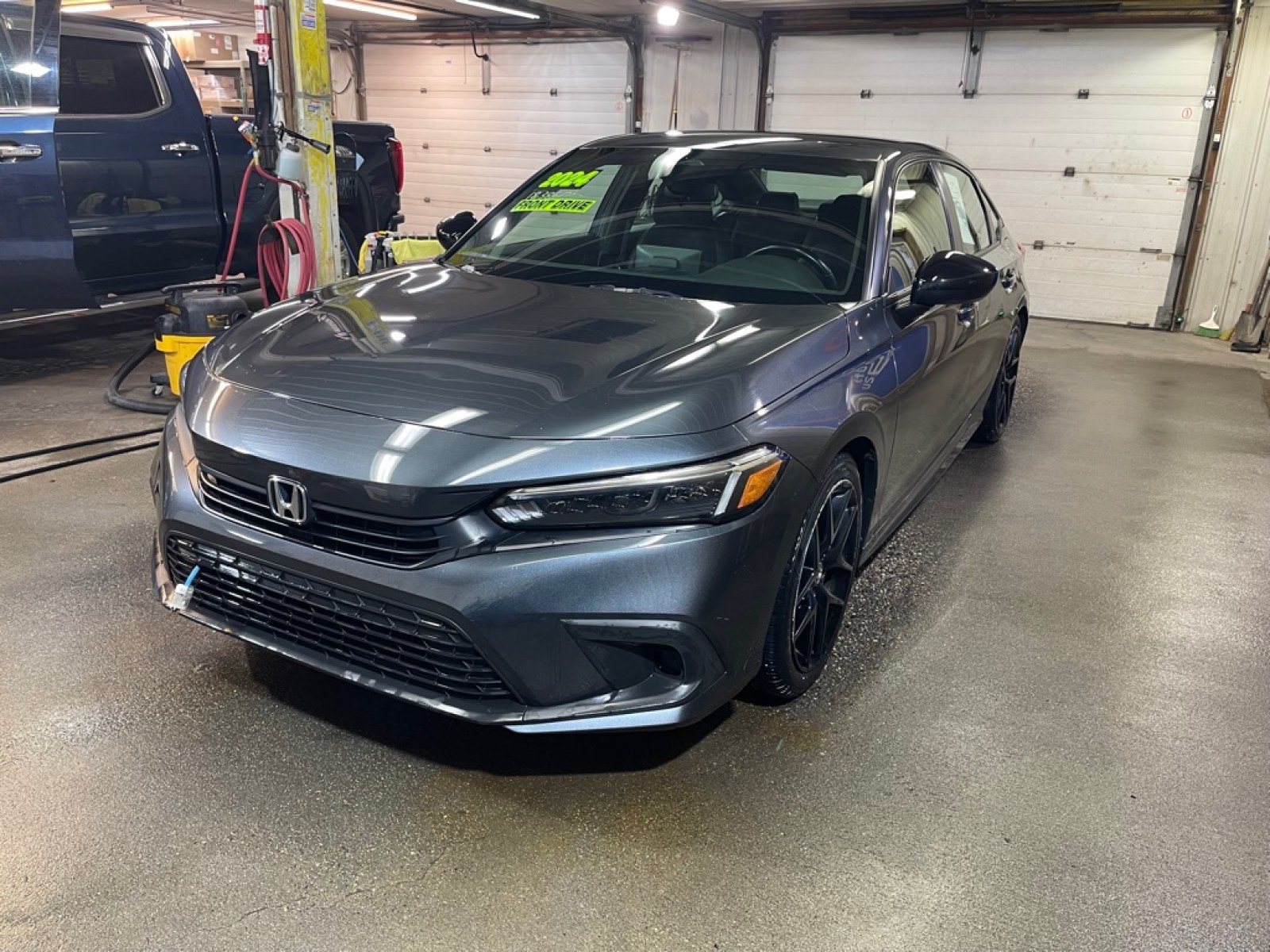 2024 GREY HONDA CIVIC SPORT (2HGFE2F54RH) with an 2.0L engine, Continuously Variable transmission, located at 2525 S. Cushman, Fairbanks, AK, 99701, (907) 452-5707, 64.824036, -147.712311 - Photo#1