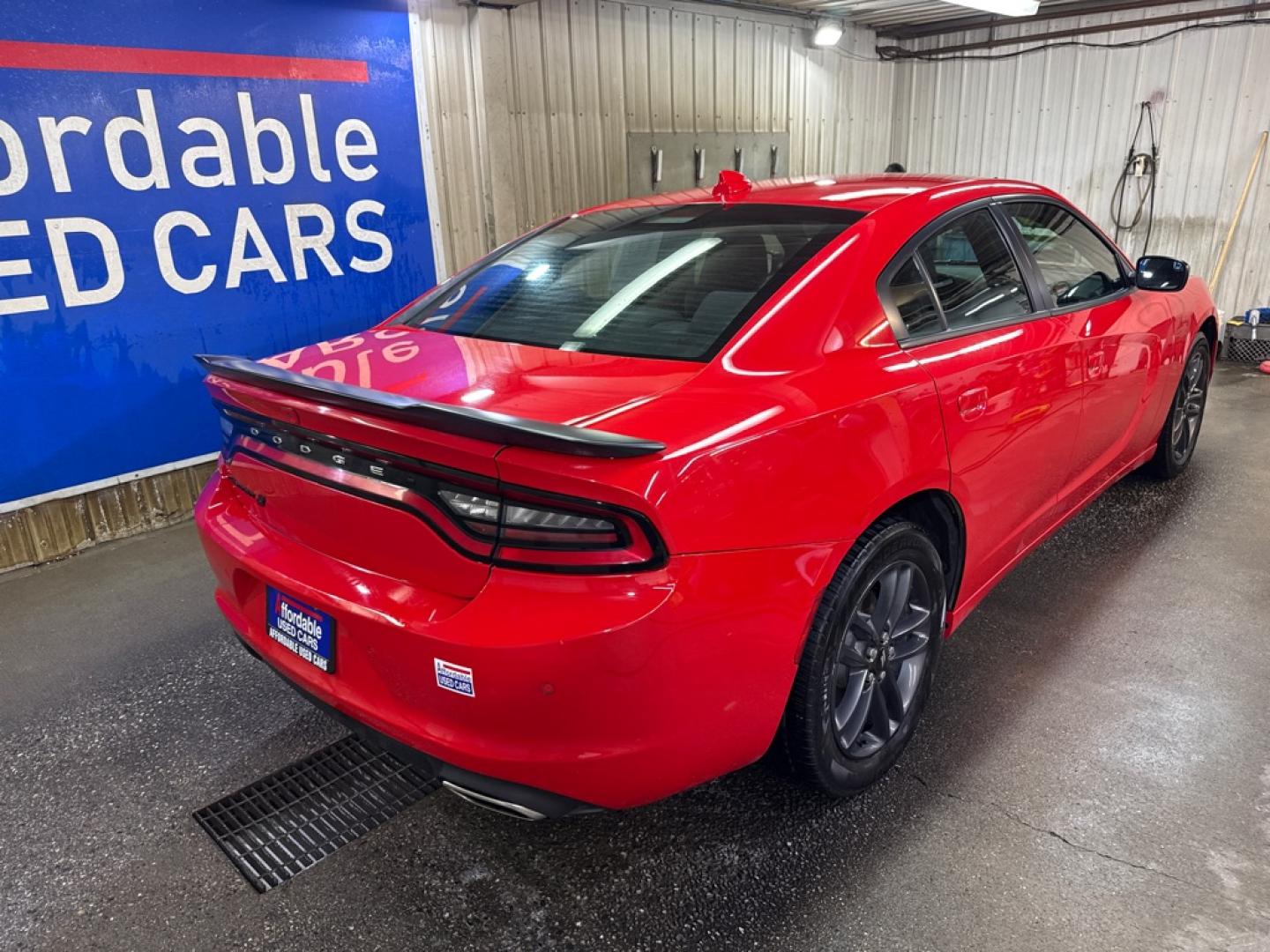 2019 RED DODGE CHARGER AWD SXT (2C3CDXJG4KH) with an 3.6L engine, Automatic transmission, located at 2525 S. Cushman, Fairbanks, AK, 99701, (907) 452-5707, 64.824036, -147.712311- Photo#3