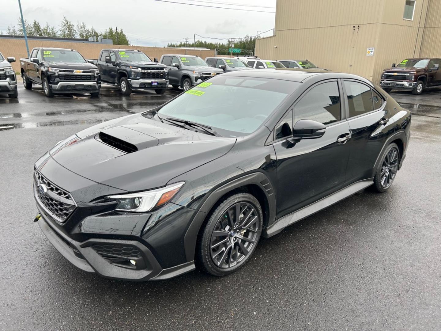 2023 BLACK SUBARU WRX LIMITED LIMITED (JF1VBAL6XP9) with an 2.4L engine, 6-Speed Manual transmission, located at 2525 S. Cushman, Fairbanks, AK, 99701, (907) 452-5707, 64.824036, -147.712311- Photo#0