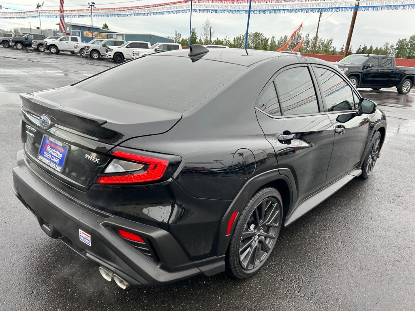 2023 BLACK SUBARU WRX LIMITED LIMITED (JF1VBAL6XP9) with an 2.4L engine, 6-Speed Manual transmission, located at 2525 S. Cushman, Fairbanks, AK, 99701, (907) 452-5707, 64.824036, -147.712311- Photo#2