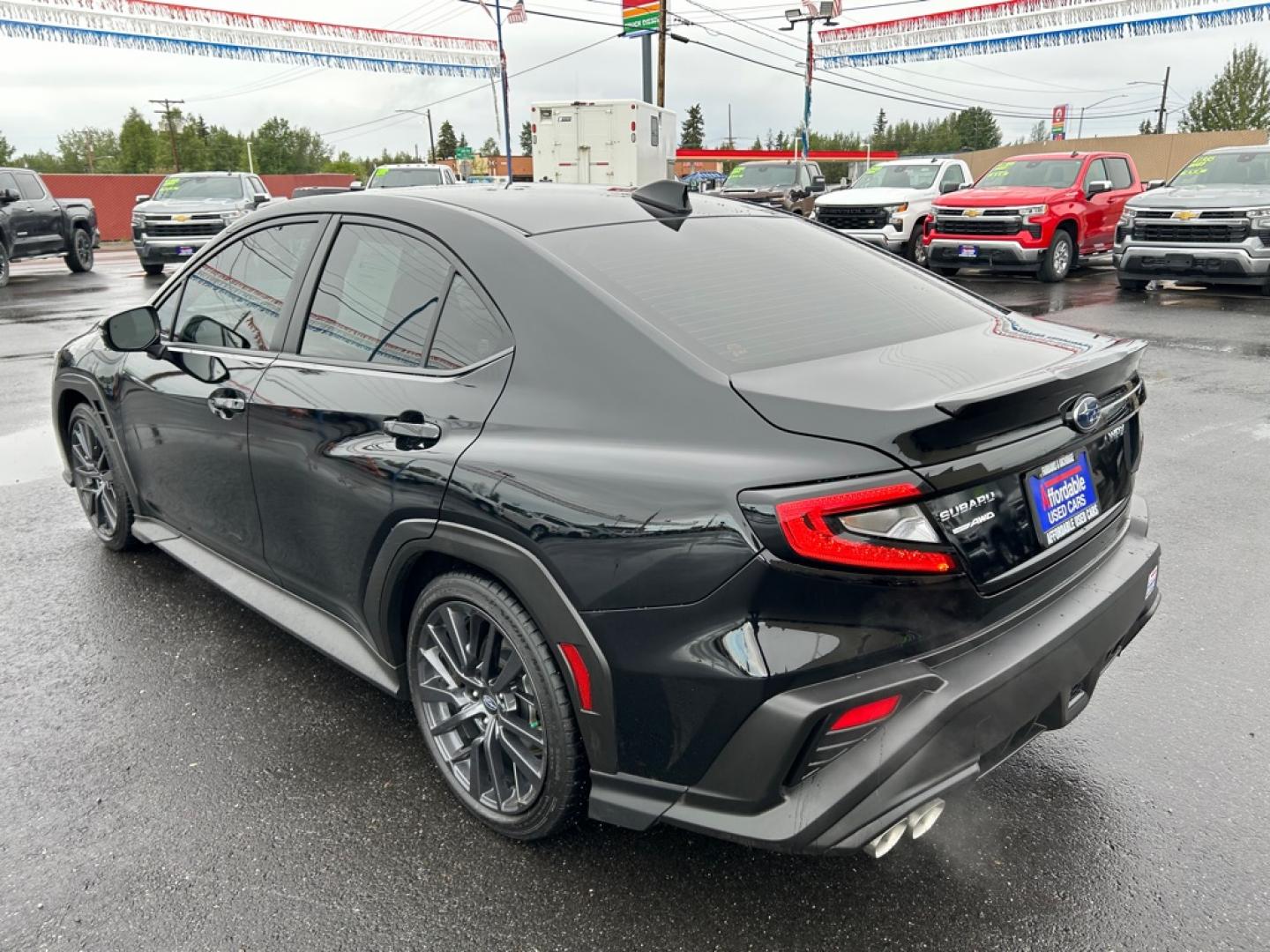 2023 BLACK SUBARU WRX LIMITED LIMITED (JF1VBAL6XP9) with an 2.4L engine, 6-Speed Manual transmission, located at 2525 S. Cushman, Fairbanks, AK, 99701, (907) 452-5707, 64.824036, -147.712311- Photo#3