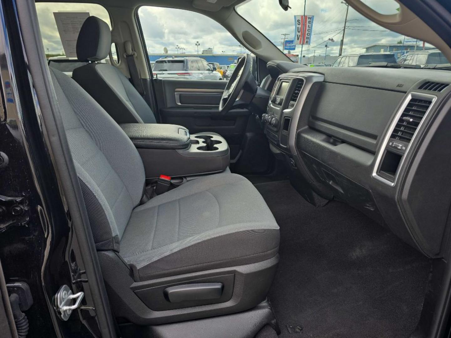 2024 BLACK RAM 1500 CLASSIC SLT (1C6RR7GG0RS) with an 3.6L engine, Automatic transmission, located at 2525 S. Cushman, Fairbanks, AK, 99701, (907) 452-5707, 64.824036, -147.712311- Photo#4