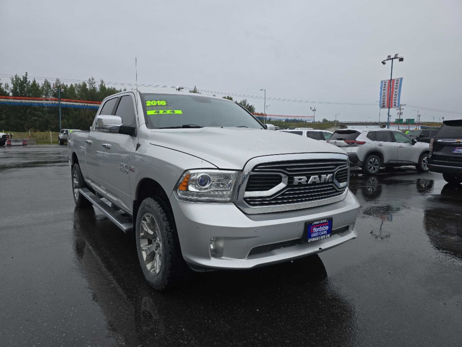 2016 SILVER RAM 1500 LONGHORN (1C6RR7WT0GS) with an 5.7L engine, Automatic transmission, located at 2525 S. Cushman, Fairbanks, AK, 99701, (907) 452-5707, 64.824036, -147.712311 - Photo#2
