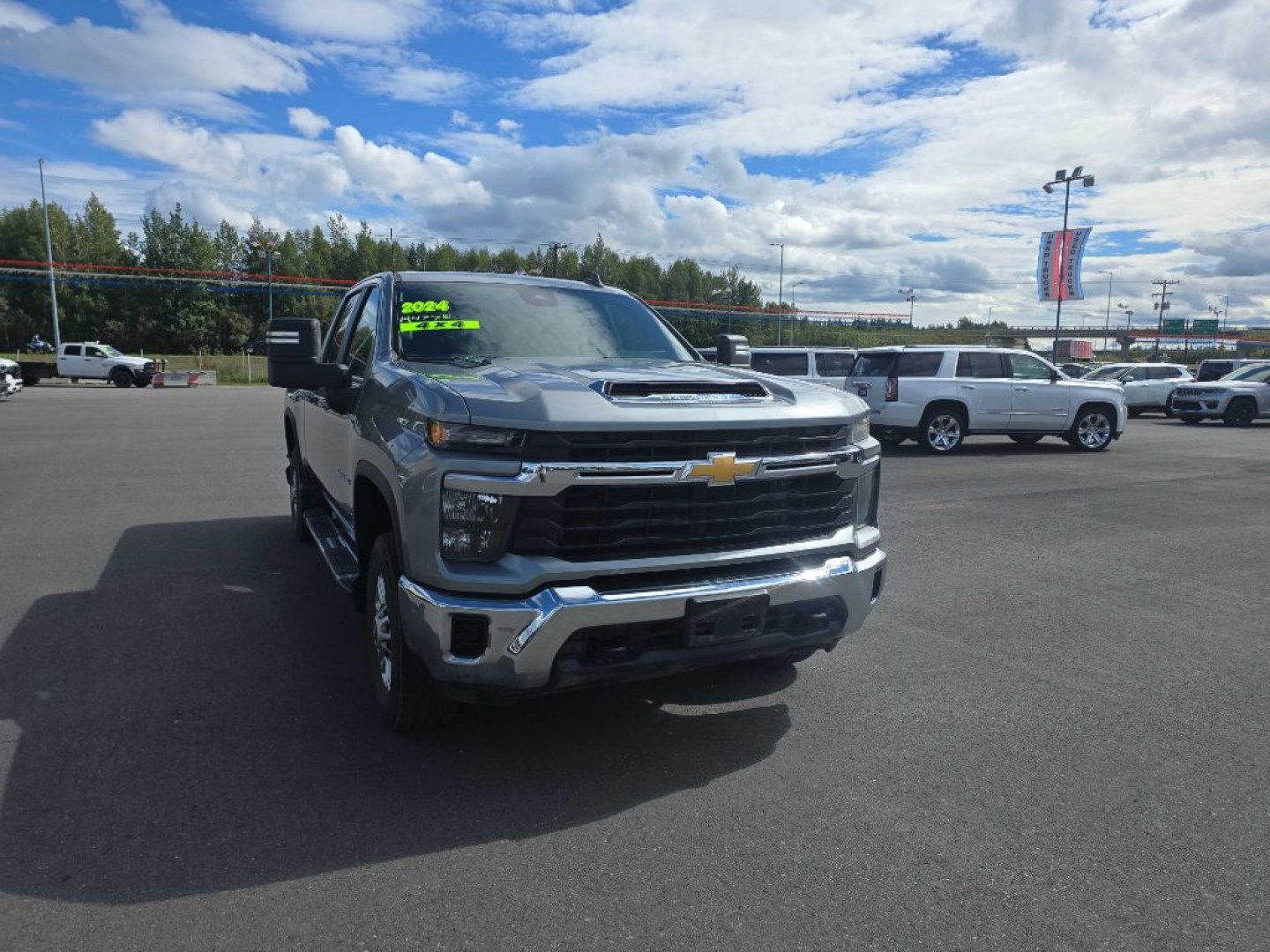 2024 SILVER CHEVROLET SILVERADO 2500 HEAVY DUTY LT (1GC4YNE76RF) with an 6.6L engine, Automatic transmission, located at 2525 S. Cushman, Fairbanks, AK, 99701, (907) 452-5707, 64.824036, -147.712311- Photo#0