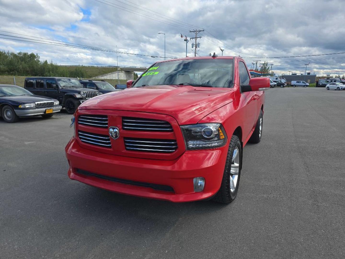 2014 RED RAM 1500 SPORT (3C6JR7CTXEG) with an 5.7L engine, Automatic transmission, located at 2525 S. Cushman, Fairbanks, AK, 99701, (907) 452-5707, 64.824036, -147.712311- Photo#3