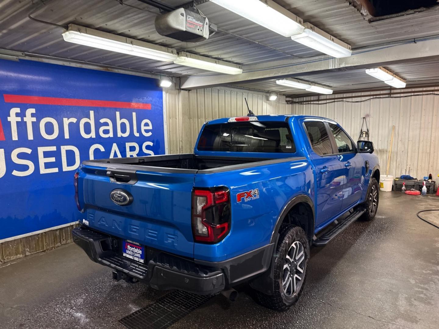 2024 BLUE FORD RANGER LARIAT (1FTER4KPXRL) with an 2.7L engine, Automatic transmission, located at 2525 S. Cushman, Fairbanks, AK, 99701, (907) 452-5707, 64.824036, -147.712311- Photo#3