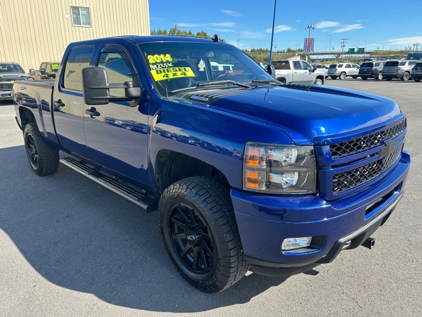 2014 BLUE CHEVROLET SILVERADO 2500 HEAVY DUTY LT (1GC1KXC8XEF) with an 6.6L engine, Automatic transmission, located at 2525 S. Cushman, Fairbanks, AK, 99701, (907) 452-5707, 64.824036, -147.712311- Photo#1