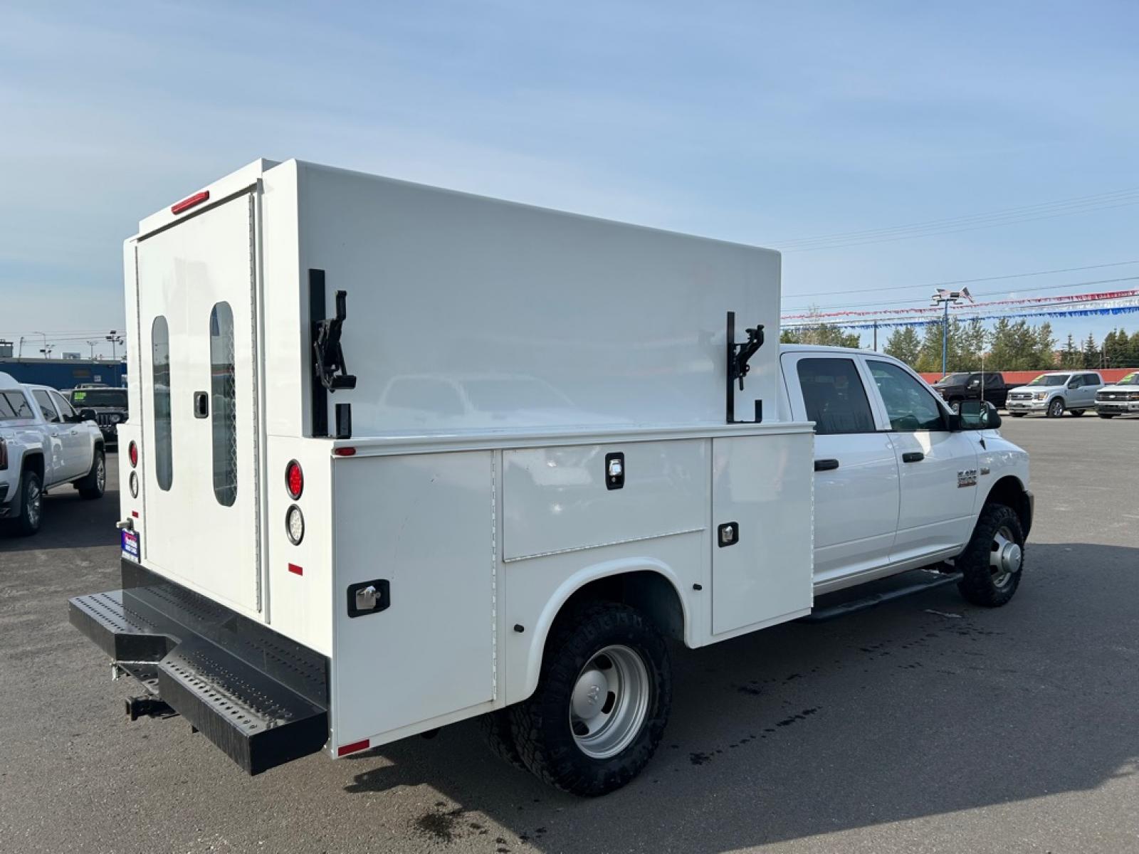 2015 WHITE RAM 3500 (3C7WRTCJ2FG) with an 6.4L engine, Automatic transmission, located at 2525 S. Cushman, Fairbanks, AK, 99701, (907) 452-5707, 64.824036, -147.712311 - Photo#2