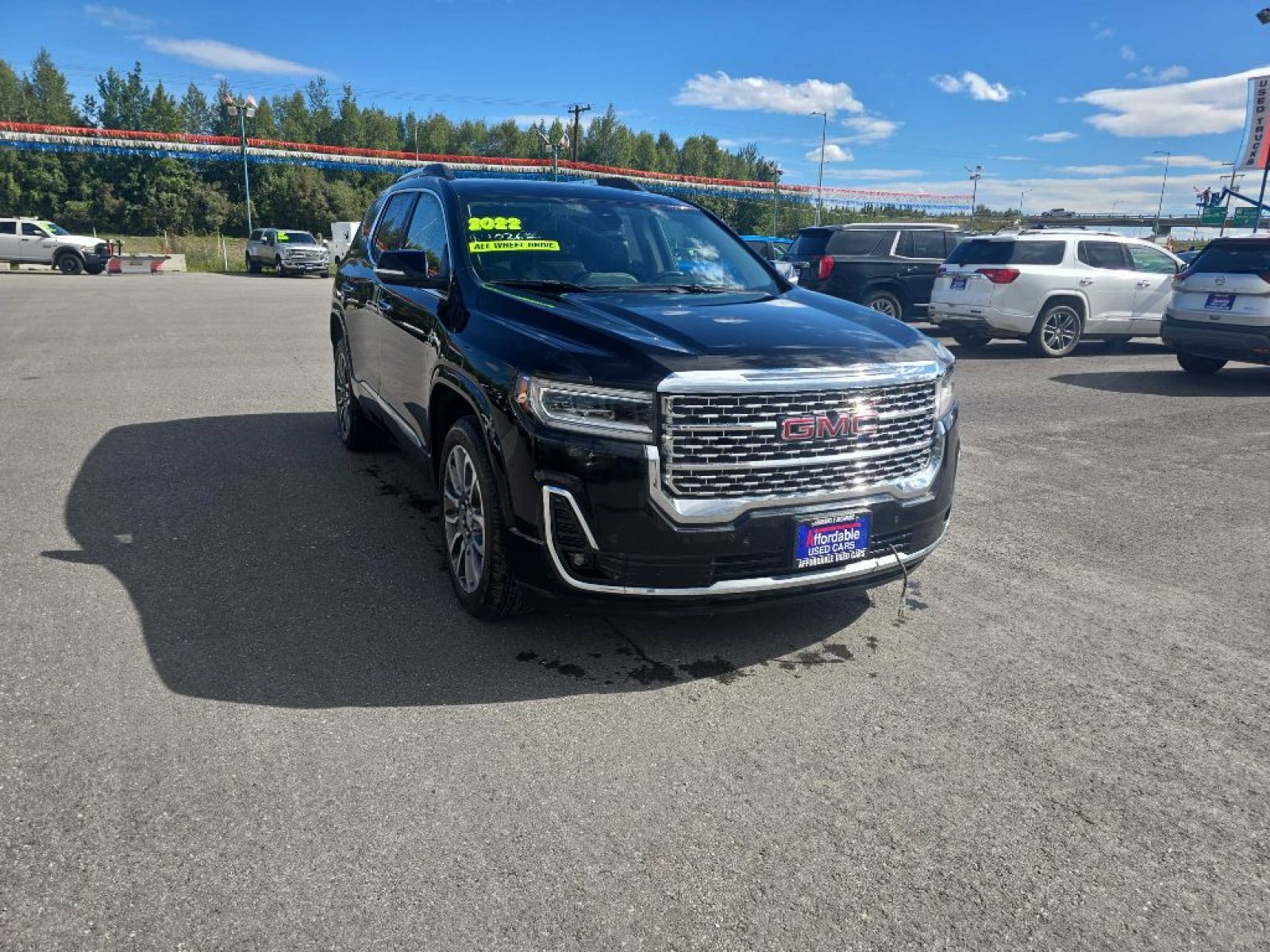 2022 BLACK GMC ACADIA DENALI (1GKKNXL40NZ) with an 2.0L engine, Automatic transmission, located at 2525 S. Cushman, Fairbanks, AK, 99701, (907) 452-5707, 64.824036, -147.712311 - Photo#0
