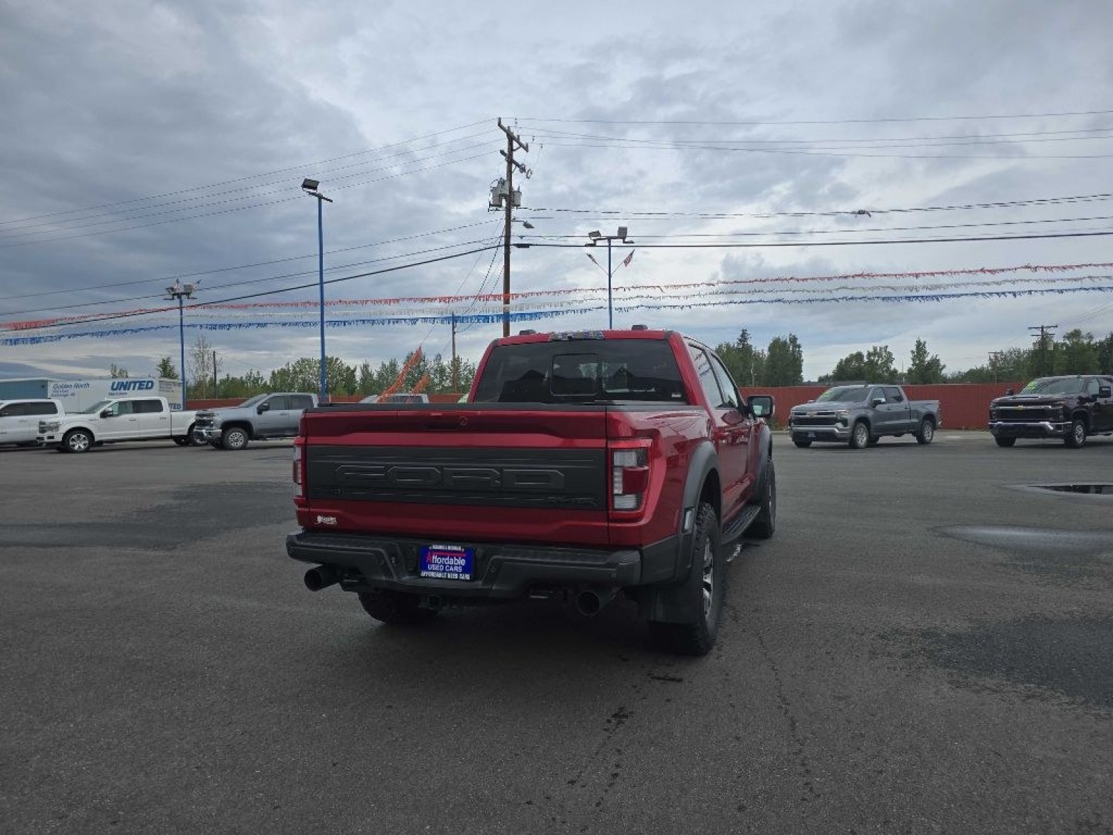 2023 RED FORD F150 RAPTOR RAPTOR (1FTFW1RG2PF) with an 3.5L engine, Automatic transmission, located at 2525 S. Cushman, Fairbanks, AK, 99701, (907) 452-5707, 64.824036, -147.712311 - Photo#2