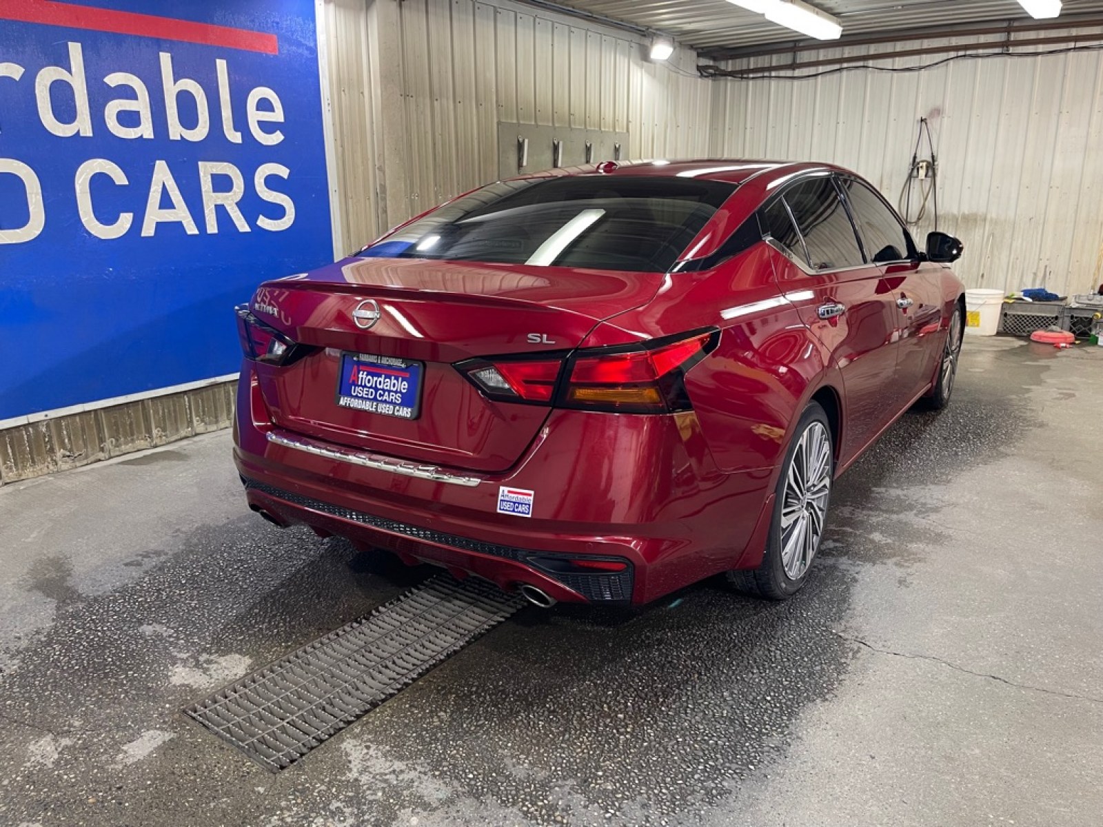 2023 RED NISSAN ALTIMA SL (1N4BL4EV3PN) with an 2.5L engine, Continuously Variable transmission, located at 2525 S. Cushman, Fairbanks, AK, 99701, (907) 452-5707, 64.824036, -147.712311 - Photo#2