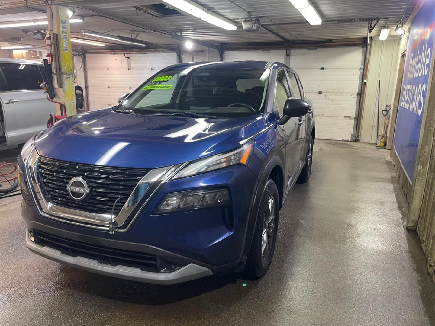 2023 BLUE NISSAN ROGUE S (5N1BT3AB3PC) with an 1.5L engine, Automatic transmission, located at 2525 S. Cushman, Fairbanks, AK, 99701, (907) 452-5707, 64.824036, -147.712311- Photo#1