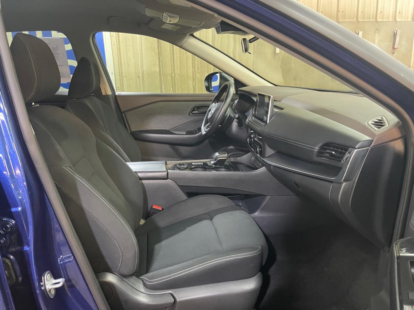 2023 BLUE NISSAN ROGUE S (5N1BT3AB3PC) with an 1.5L engine, Automatic transmission, located at 2525 S. Cushman, Fairbanks, AK, 99701, (907) 452-5707, 64.824036, -147.712311- Photo#3