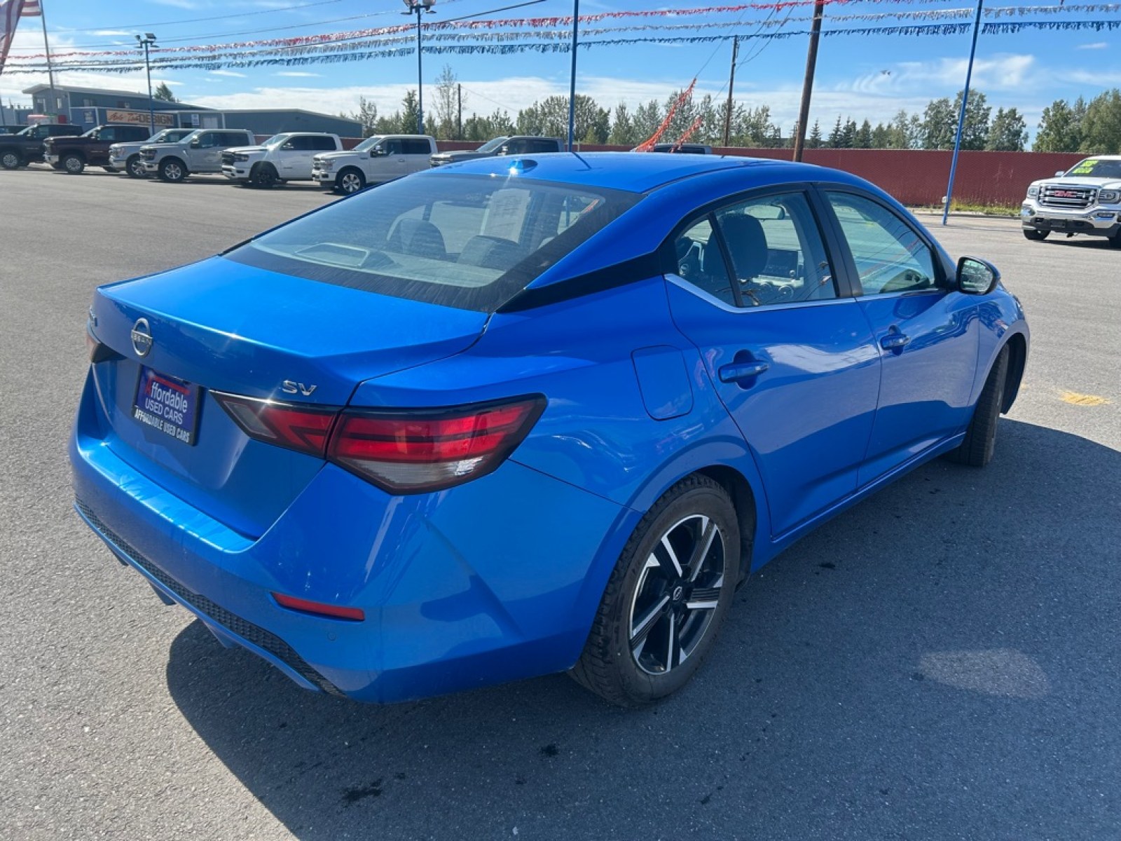 2024 BLUE NISSAN SENTRA SV (3N1AB8CV2RY) with an 2.0L engine, Continuously Variable transmission, located at 2525 S. Cushman, Fairbanks, AK, 99701, (907) 452-5707, 64.824036, -147.712311 - Photo#2
