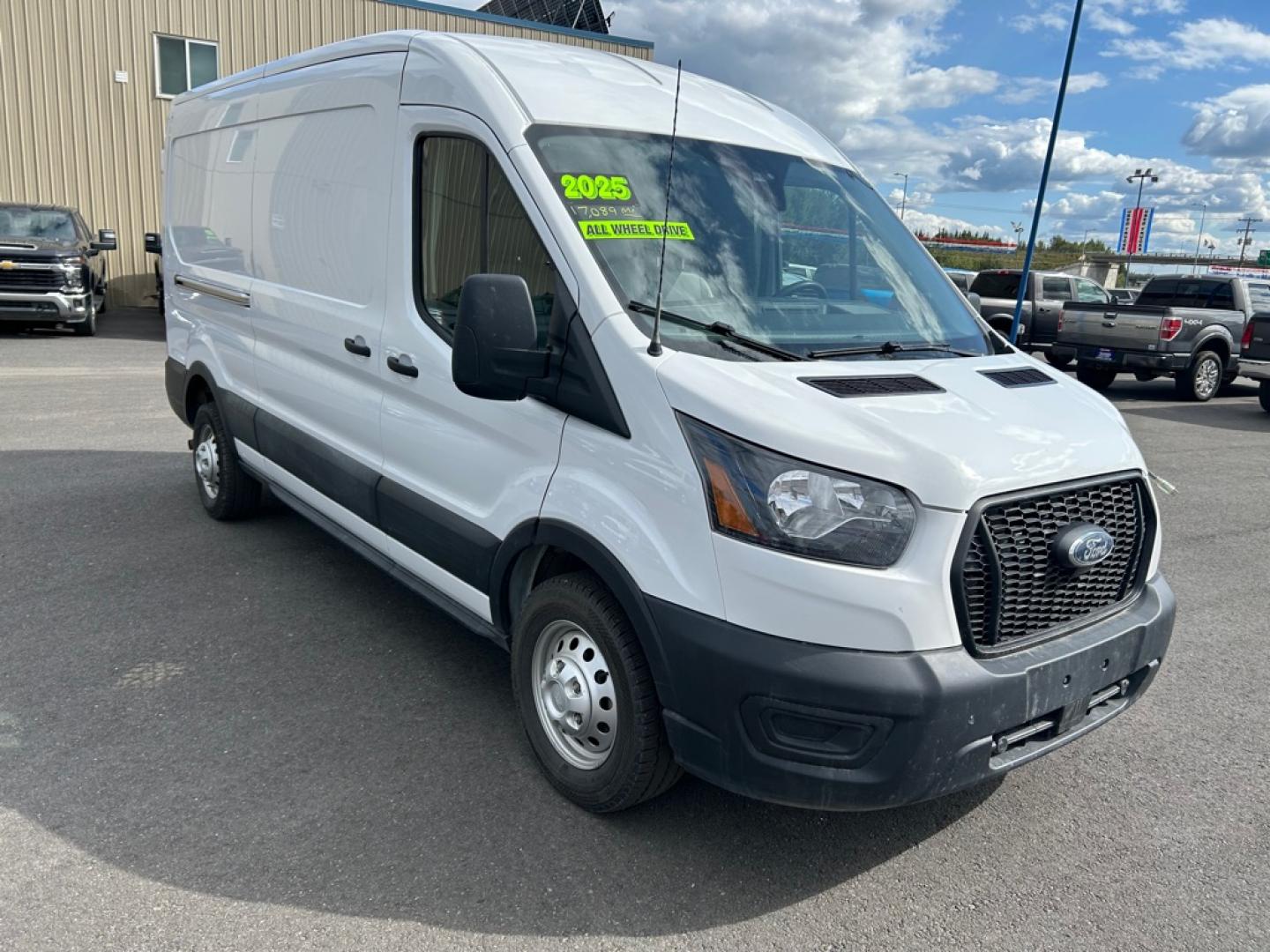 2025 WHITE FORD TRANSIT T-250 (1FTBR2C89SK) with an 3.5L engine, Automatic transmission, located at 2525 S. Cushman, Fairbanks, AK, 99701, (907) 452-5707, 64.824036, -147.712311- Photo#1