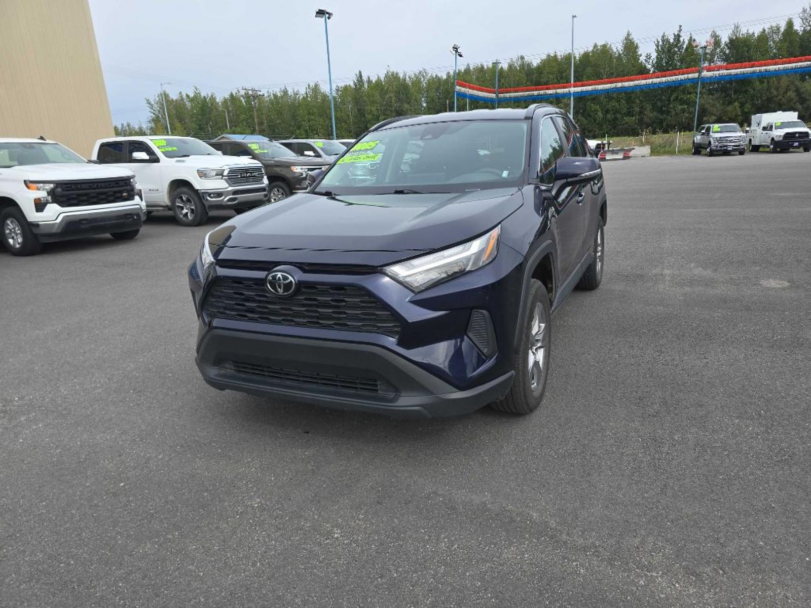 2025 BLUE TOYOTA RAV4 XLE (2T3P1RFV6SW) with an 2.5L engine, Automatic transmission, located at 2525 S. Cushman, Fairbanks, AK, 99701, (907) 452-5707, 64.824036, -147.712311 - Photo#1