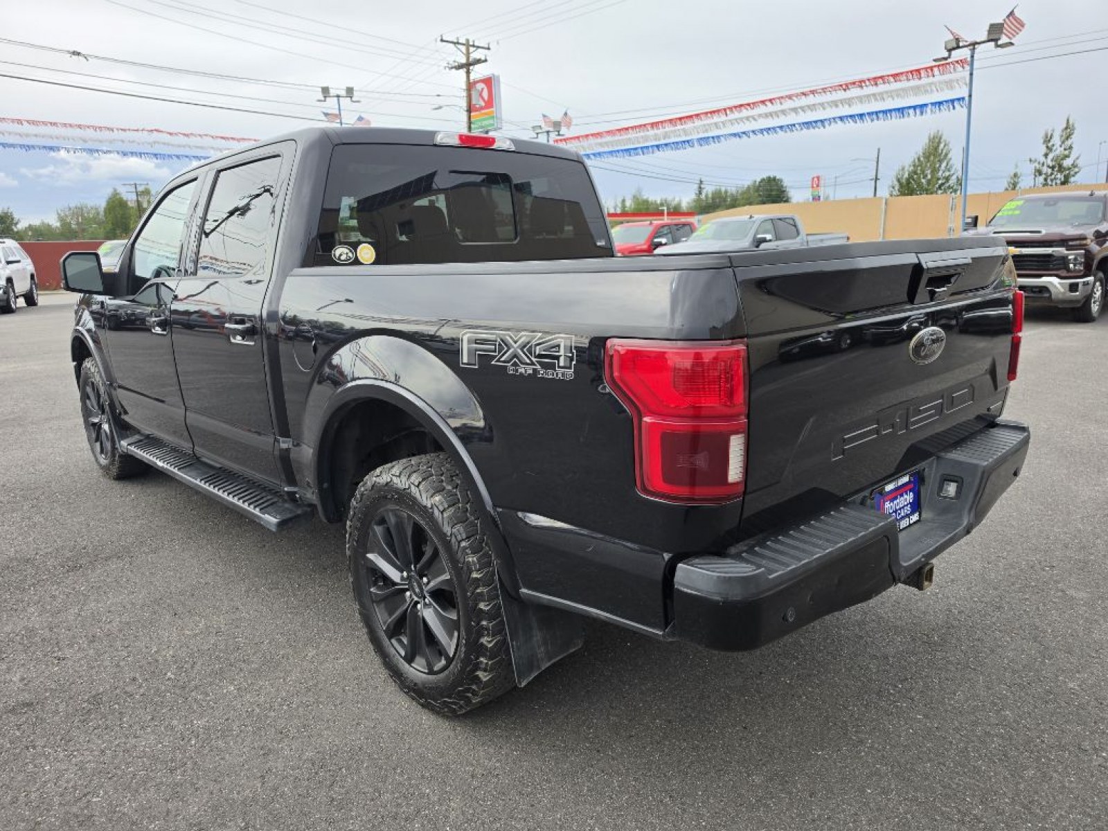 2020 BLACK FORD F150 LARIAT SUPERCREW (1FTEW1E40LF) with an 3.5L engine, Automatic transmission, located at 2525 S. Cushman, Fairbanks, AK, 99701, (907) 452-5707, 64.824036, -147.712311 - Photo#1