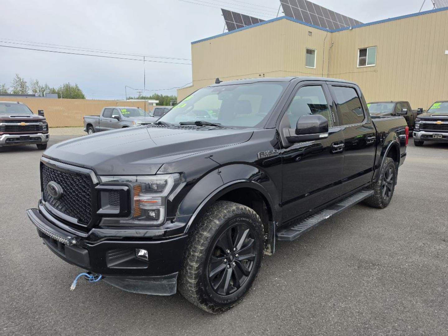 2020 BLACK FORD F150 LARIAT SUPERCREW (1FTEW1E40LF) with an 3.5L engine, Automatic transmission, located at 2525 S. Cushman, Fairbanks, AK, 99701, (907) 452-5707, 64.824036, -147.712311- Photo#3