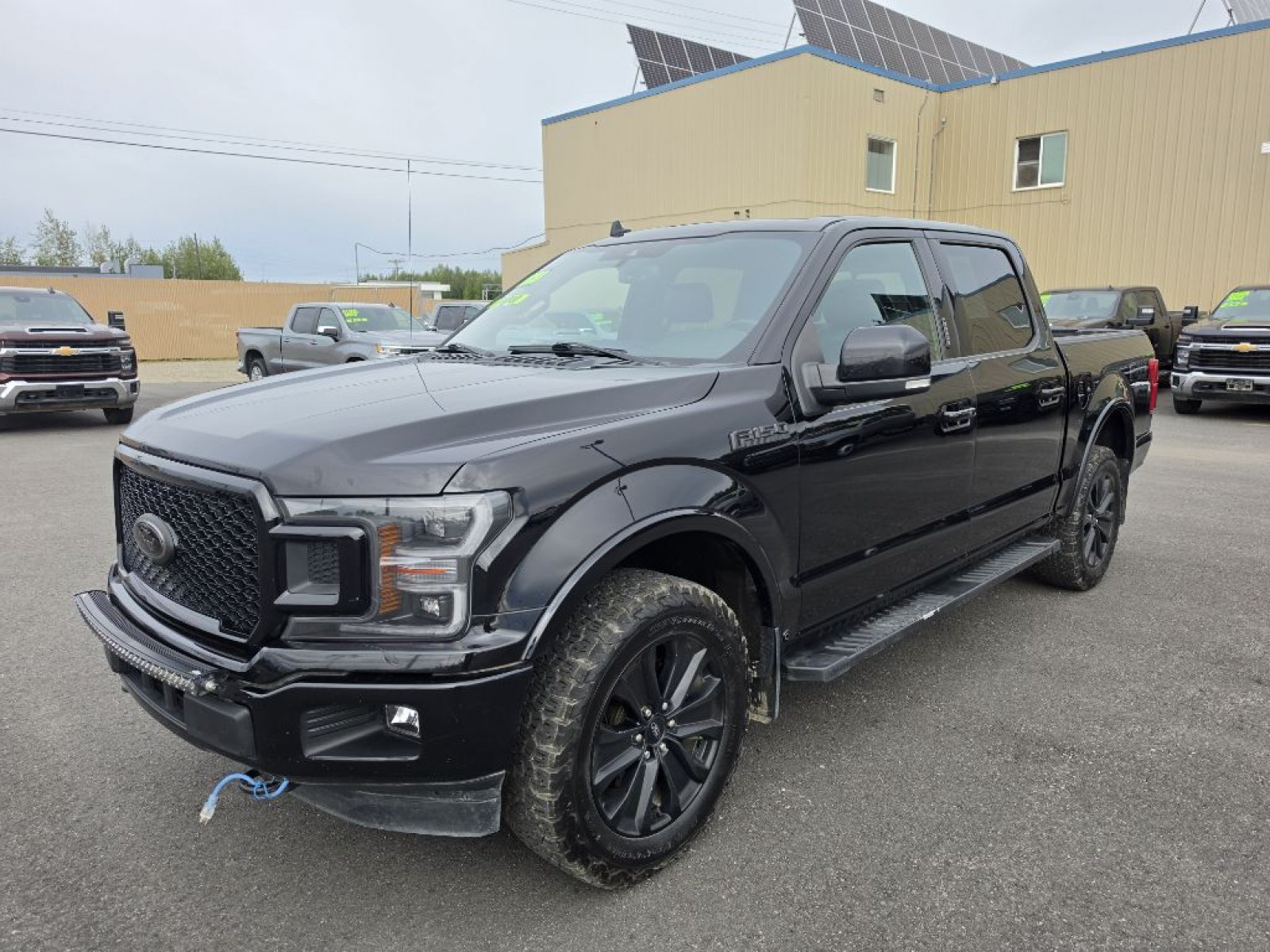 2020 BLACK FORD F150 LARIAT SUPERCREW (1FTEW1E40LF) with an 3.5L engine, Automatic transmission, located at 2525 S. Cushman, Fairbanks, AK, 99701, (907) 452-5707, 64.824036, -147.712311 - Photo#3