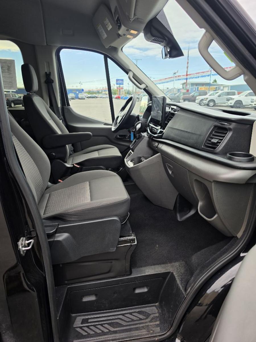 2024 BLACK FORD TRANSIT 15 PASS T-350 (1FBAX2C8XRK) with an 3.5L engine, Automatic transmission, located at 2525 S. Cushman, Fairbanks, AK, 99701, (907) 452-5707, 64.824036, -147.712311 - Photo#3