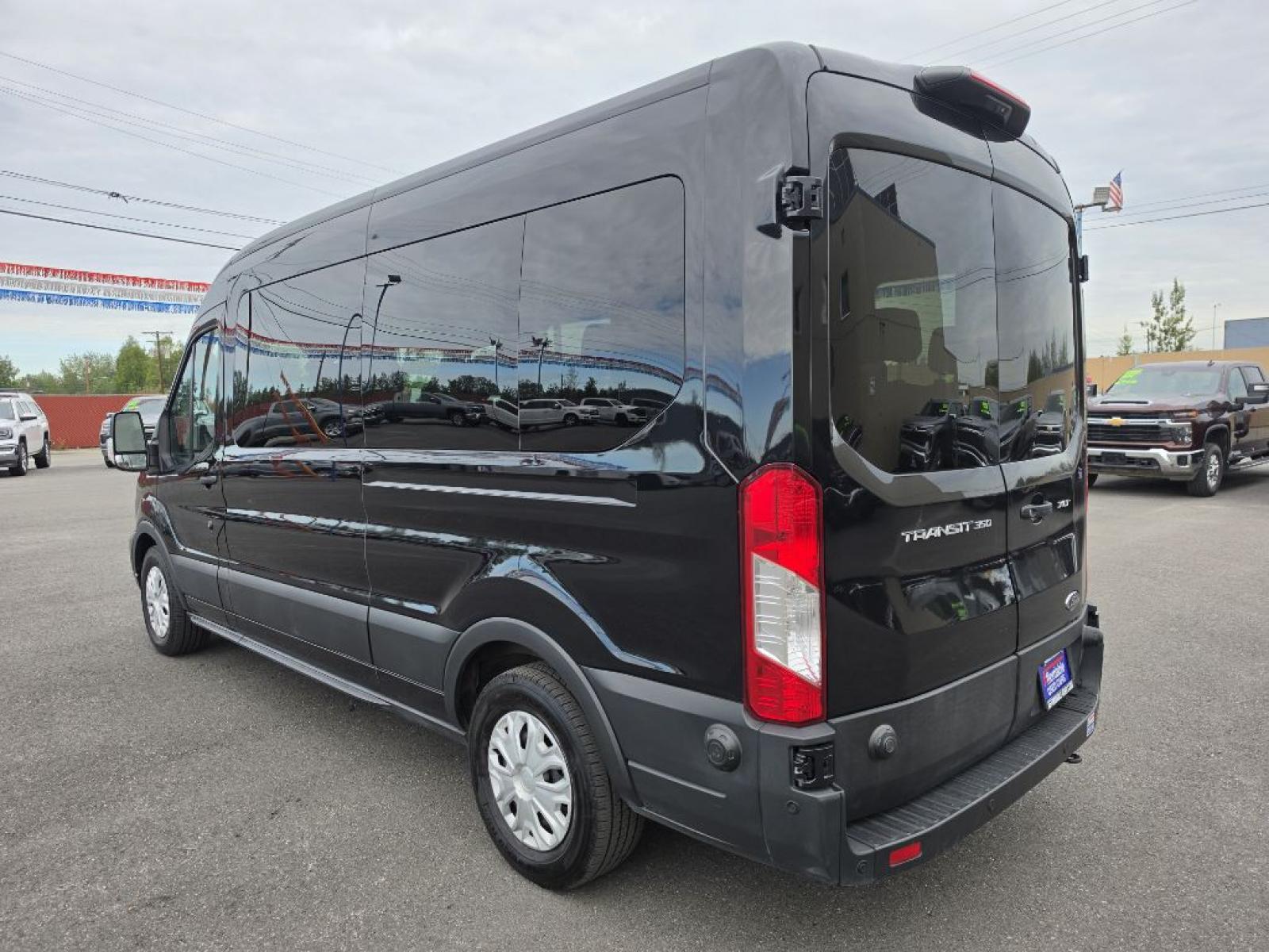 2024 BLACK FORD TRANSIT 15 PASS T-350 (1FBAX2C8XRK) with an 3.5L engine, Automatic transmission, located at 2525 S. Cushman, Fairbanks, AK, 99701, (907) 452-5707, 64.824036, -147.712311 - Photo#4