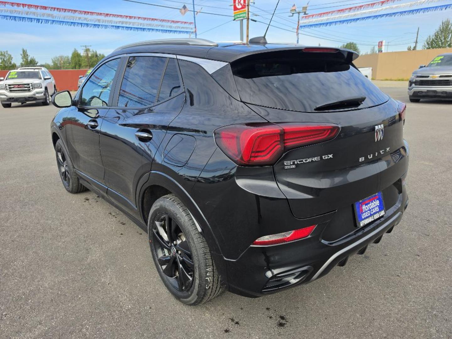 2024 BLACK BUICK ENCORE GX SPORT TOURING (KL4AMESLXRB) with an 1.3L engine, Automatic transmission, located at 2525 S. Cushman, Fairbanks, AK, 99701, (907) 452-5707, 64.824036, -147.712311- Photo#3