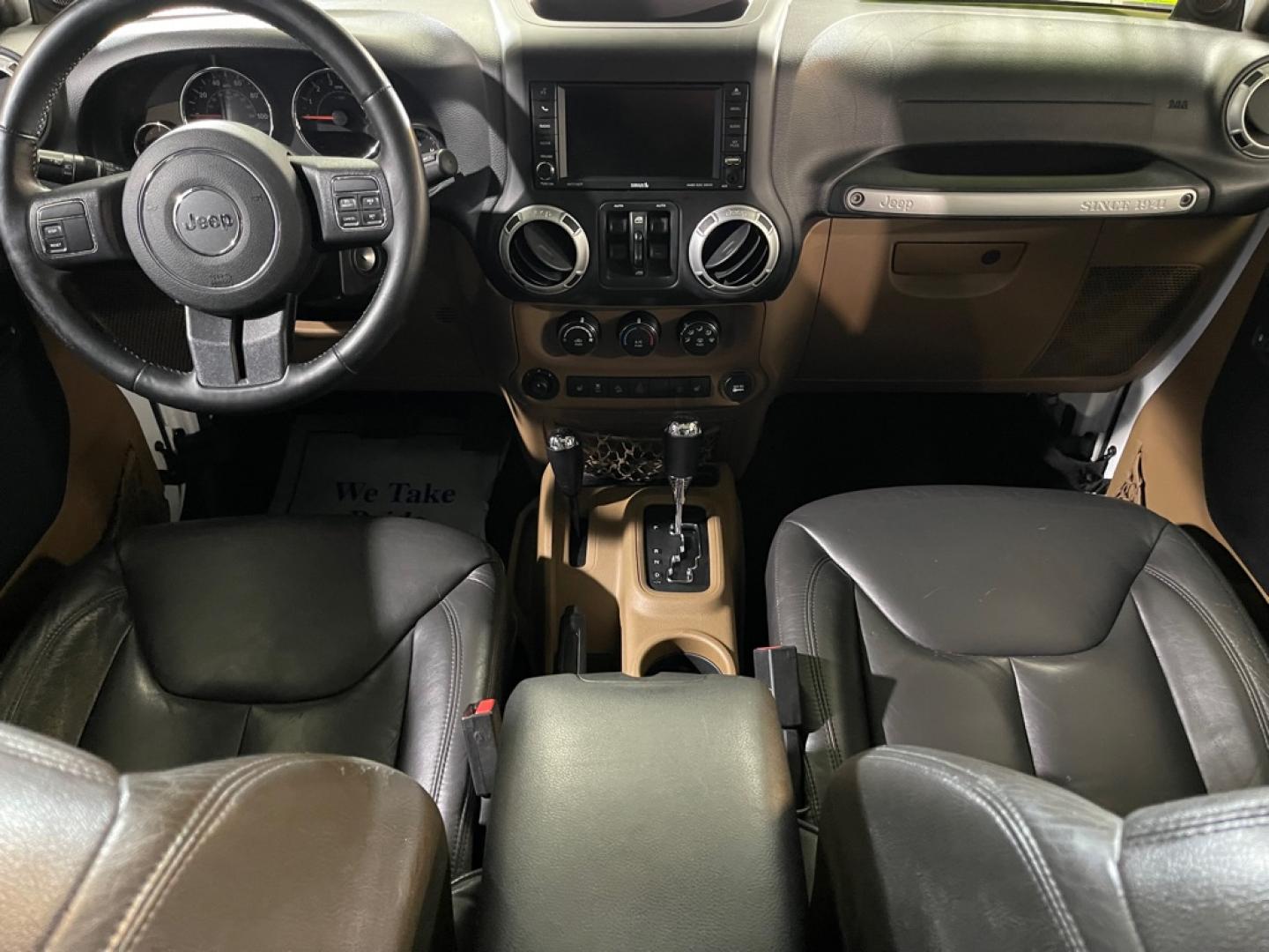 2014 WHITE JEEP WRANGLER UNLIMI SAHARA (1C4BJWEG2EL) with an 3.6L engine, Automatic transmission, located at 2525 S. Cushman, Fairbanks, AK, 99701, (907) 452-5707, 64.824036, -147.712311- Photo#5