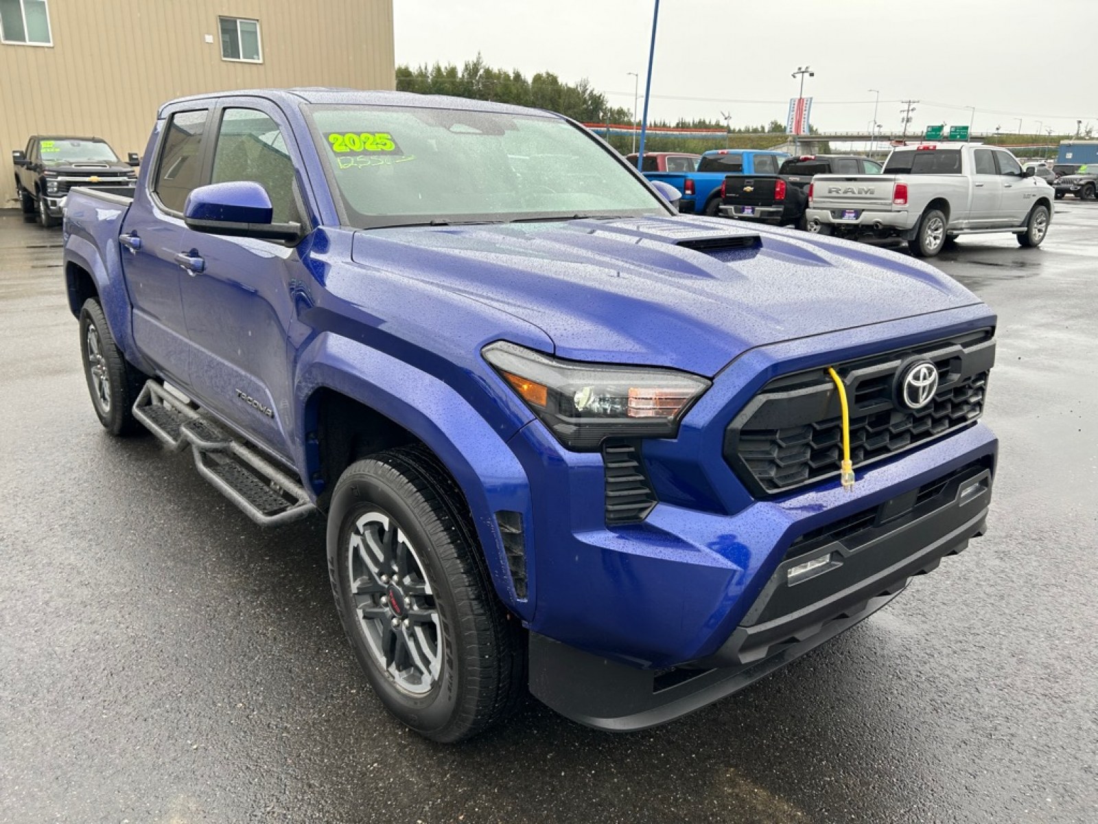 2025 BLUE TOYOTA TACOMA DOUBLE CAB (3TMLB5JN9SM) with an 2.4L engine, Automatic transmission, located at 2525 S. Cushman, Fairbanks, AK, 99701, (907) 452-5707, 64.824036, -147.712311 - Photo#1