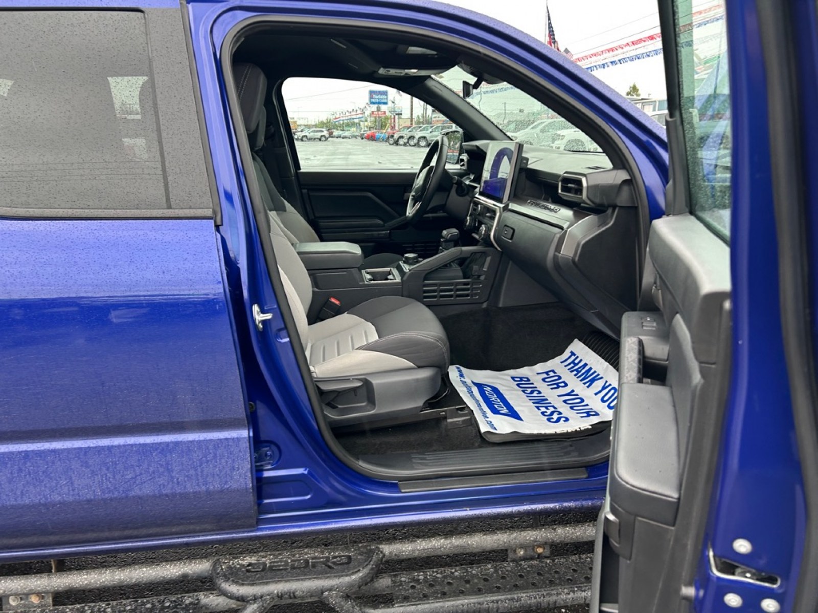 2025 BLUE TOYOTA TACOMA DOUBLE CAB (3TMLB5JN9SM) with an 2.4L engine, Automatic transmission, located at 2525 S. Cushman, Fairbanks, AK, 99701, (907) 452-5707, 64.824036, -147.712311 - Photo#4