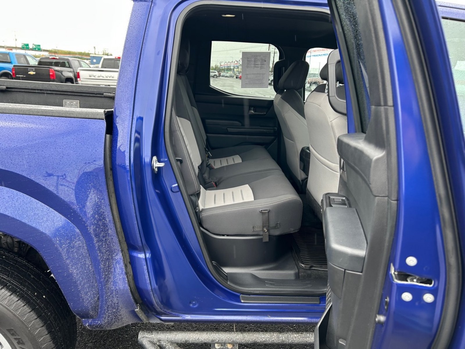 2025 BLUE TOYOTA TACOMA DOUBLE CAB (3TMLB5JN9SM) with an 2.4L engine, Automatic transmission, located at 2525 S. Cushman, Fairbanks, AK, 99701, (907) 452-5707, 64.824036, -147.712311 - Photo#5