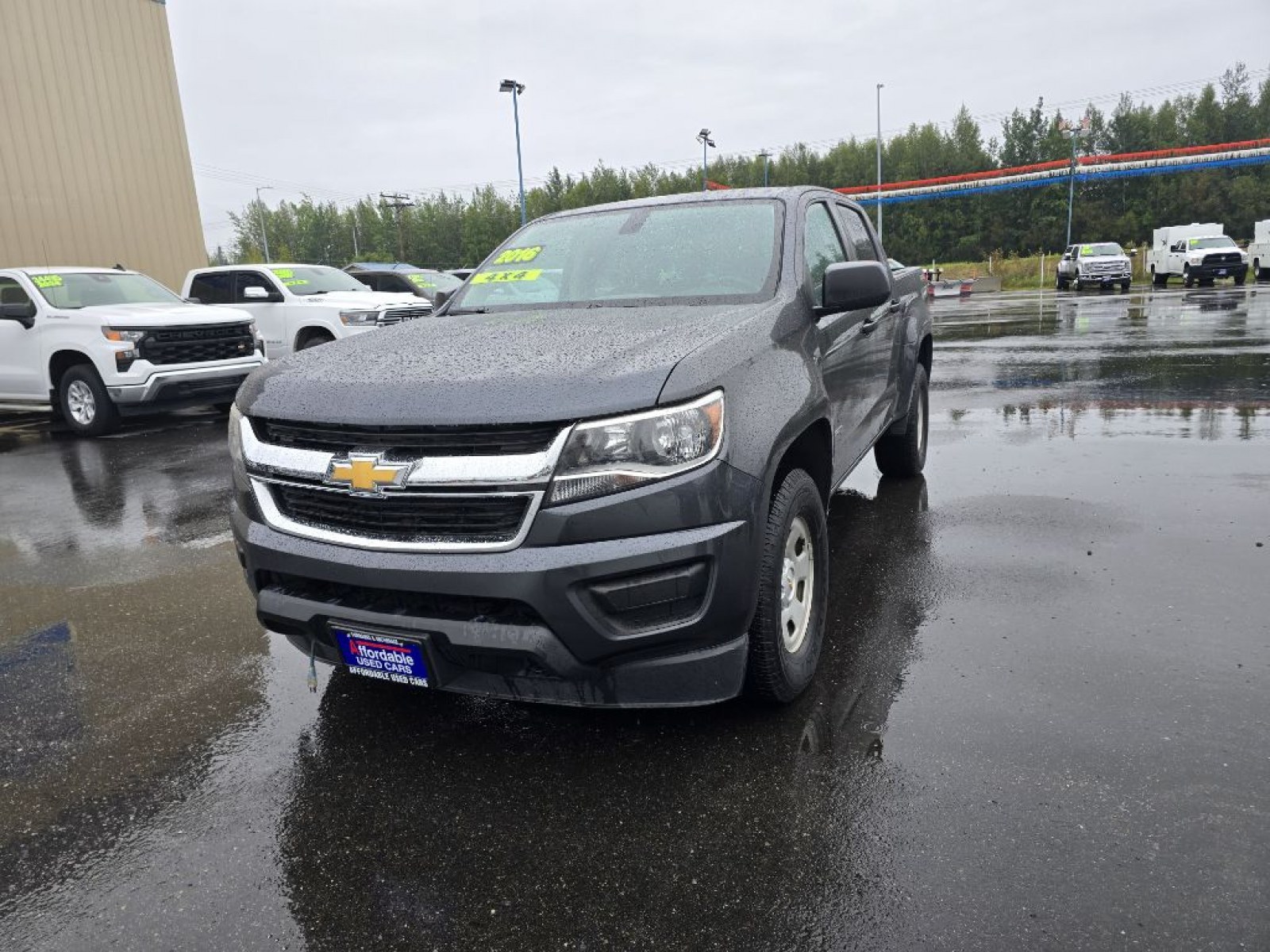 2016 GREY CHEVROLET COLORADO (1GCGTBE35G1) with an 3.6L engine, Automatic transmission, located at 2525 S. Cushman, Fairbanks, AK, 99701, (907) 452-5707, 64.824036, -147.712311 - Photo#1