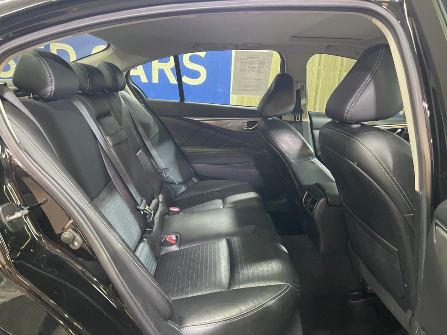 2019 BLACK INFINITI Q50 LUXE (JN1EV7AP8KM) with an 3.0L engine, Automatic transmission, located at 2525 S. Cushman, Fairbanks, AK, 99701, (907) 452-5707, 64.824036, -147.712311- Photo#4