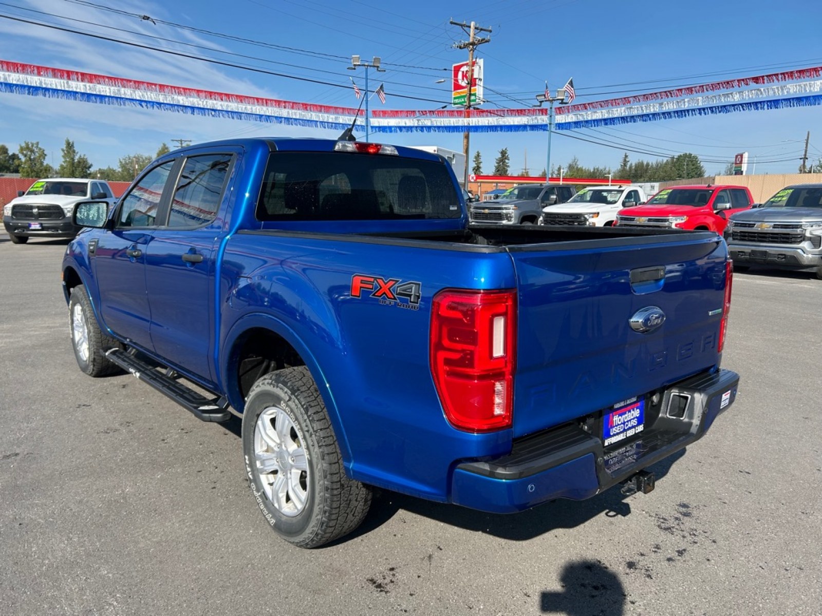 2019 BLUE FORD RANGER XL (1FTER4FH4KL) with an 2.3L engine, Automatic transmission, located at 2525 S. Cushman, Fairbanks, AK, 99701, (907) 452-5707, 64.824036, -147.712311 - Photo#3