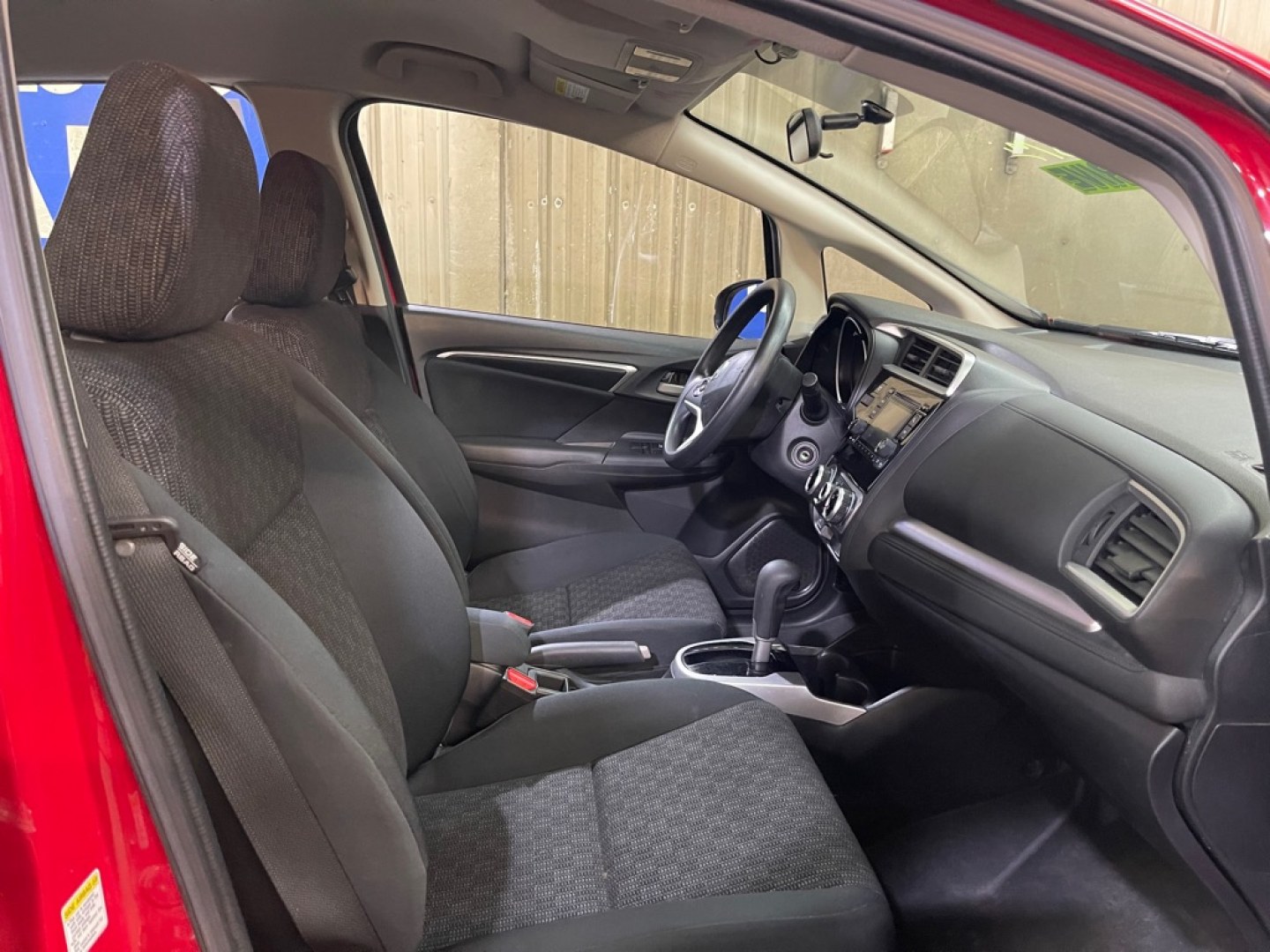 2016 RED HONDA FIT LX (JHMGK5H58GX) with an 1.5L engine, Continuously Variable transmission, located at 2525 S. Cushman, Fairbanks, AK, 99701, (907) 452-5707, 64.824036, -147.712311- Photo#3