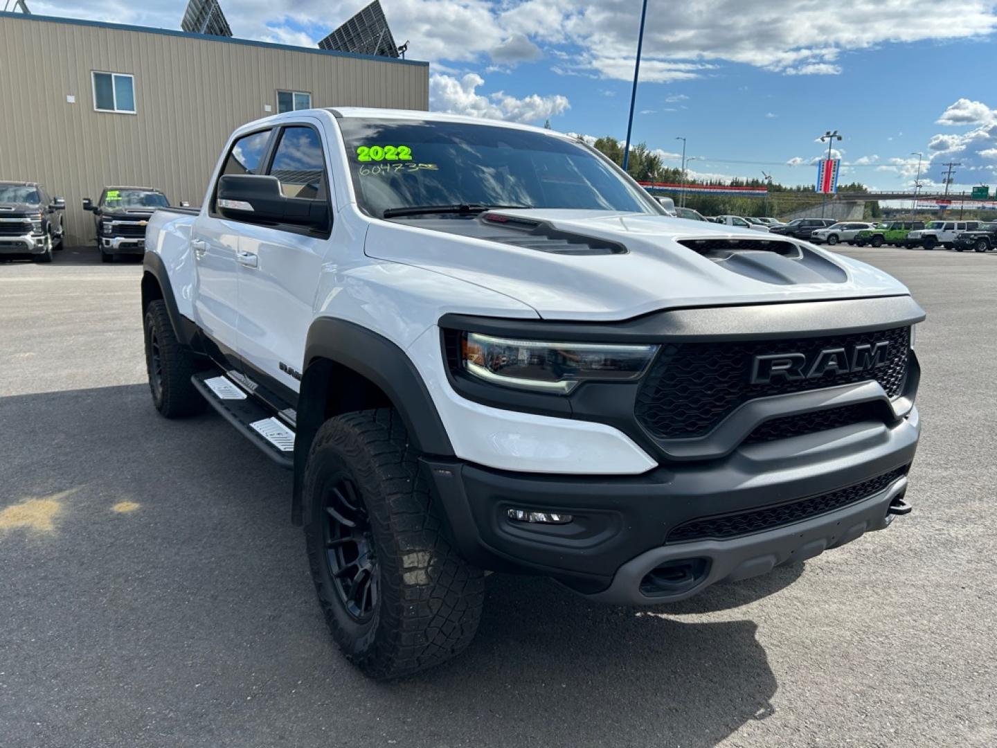 2022 WHITE RAM 1500 TRX (1C6SRFU94NN) with an 6.2L engine, Automatic transmission, located at 2525 S. Cushman, Fairbanks, AK, 99701, (907) 452-5707, 64.824036, -147.712311- Photo#1