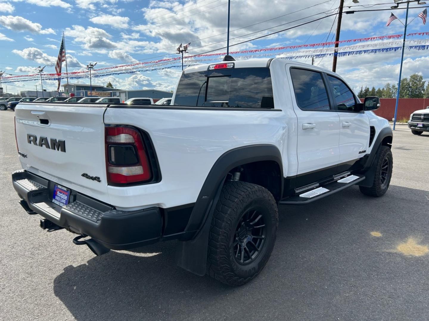 2022 WHITE RAM 1500 TRX (1C6SRFU94NN) with an 6.2L engine, Automatic transmission, located at 2525 S. Cushman, Fairbanks, AK, 99701, (907) 452-5707, 64.824036, -147.712311- Photo#2