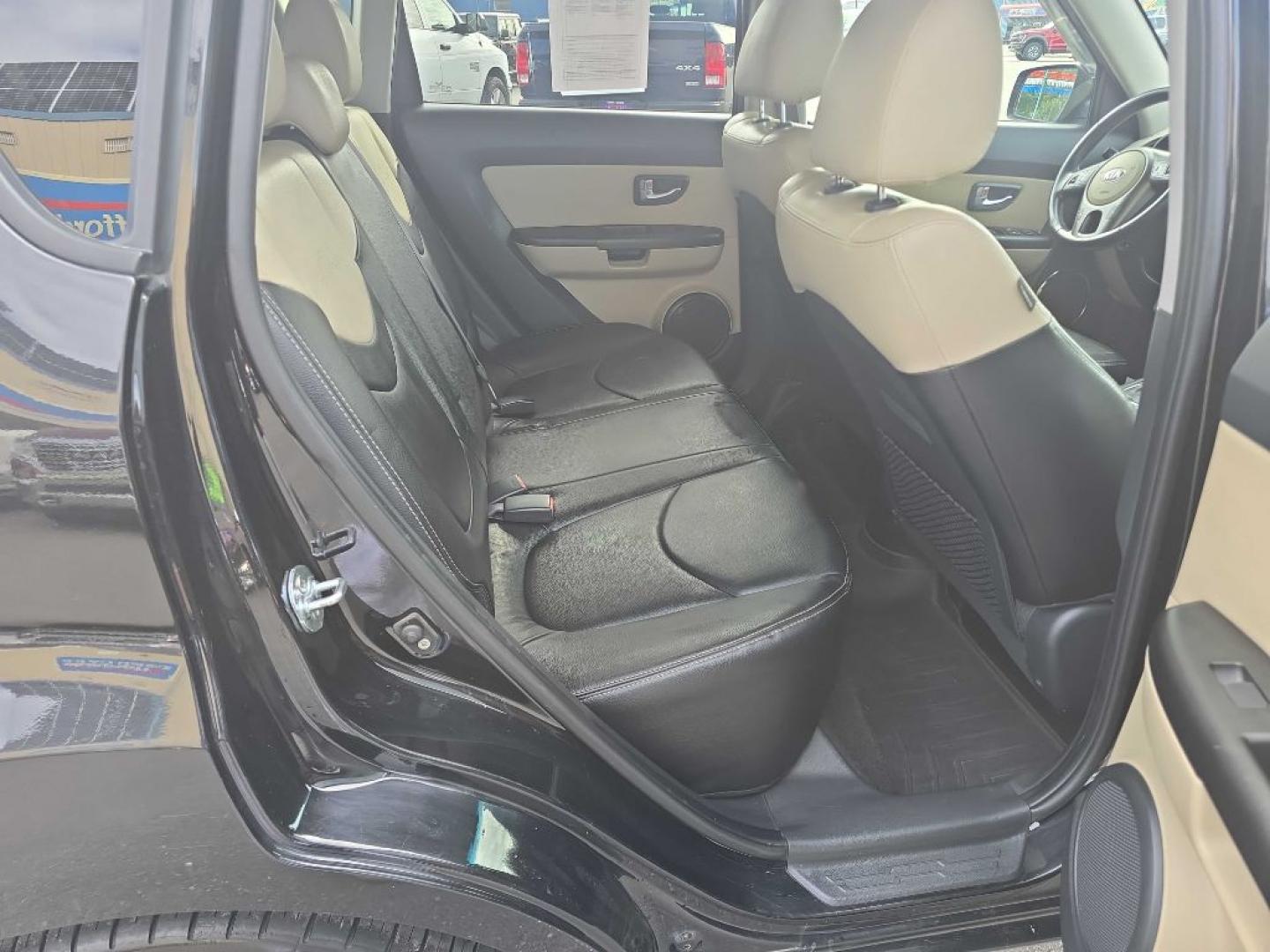 2013 BLACK KIA SOUL + (KNDJT2A68D7) with an 2.0L engine, Automatic transmission, located at 2525 S. Cushman, Fairbanks, AK, 99701, (907) 452-5707, 64.824036, -147.712311- Photo#4