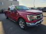 2021 RED FORD F150 LARIAT SUPERCREW (1FTFW1E80MK) with an 3.5L engine, Automatic transmission, located at 2525 S. Cushman, Fairbanks, AK, 99701, (907) 452-5707, 64.824036, -147.712311- Photo#0