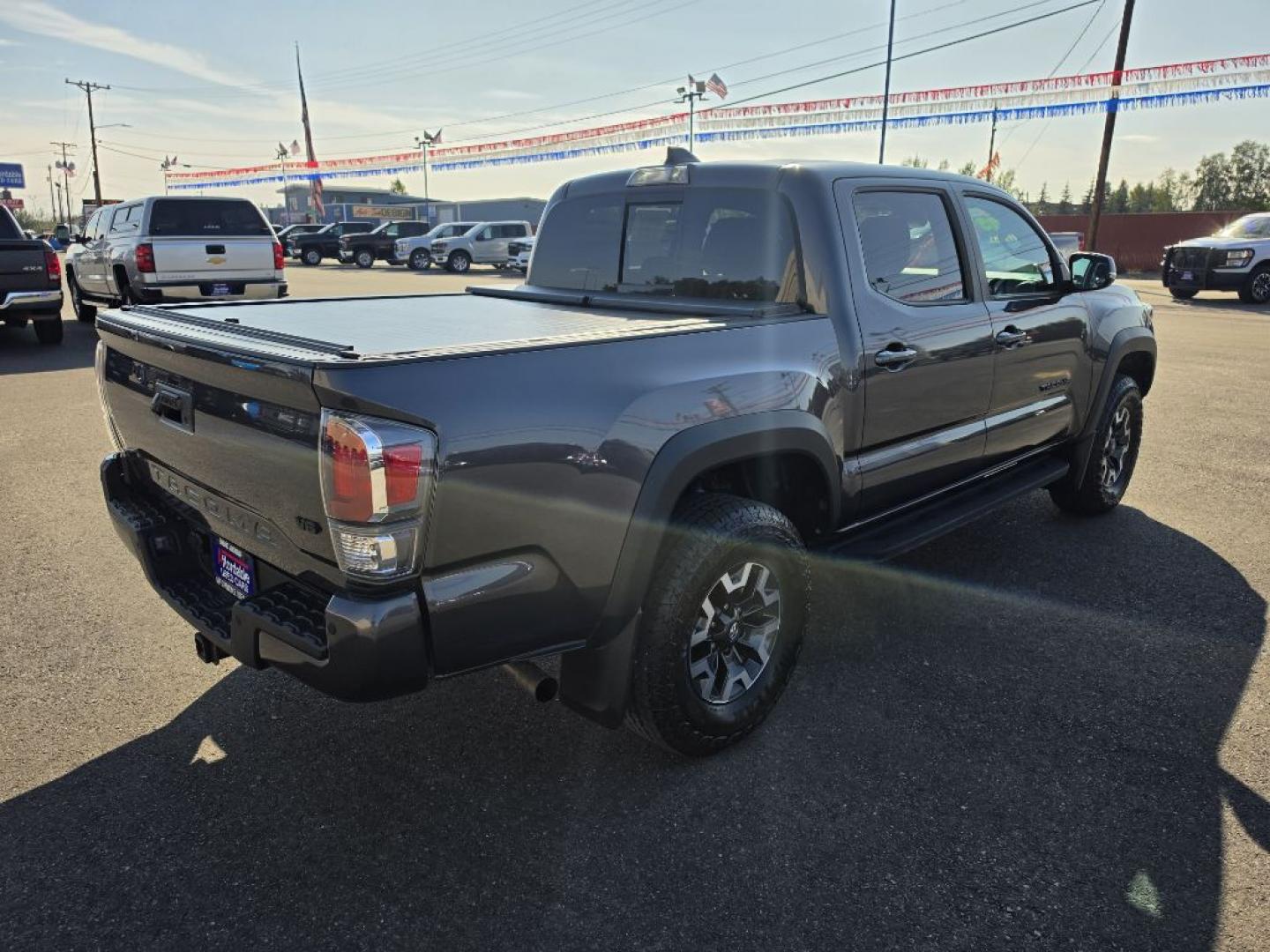 2023 GRAY TOYOTA TACOMA DOUBLE CAB (3TYCZ5AN0PT) with an 3.5L engine, Automatic transmission, located at 2525 S. Cushman, Fairbanks, AK, 99701, (907) 452-5707, 64.824036, -147.712311- Photo#4